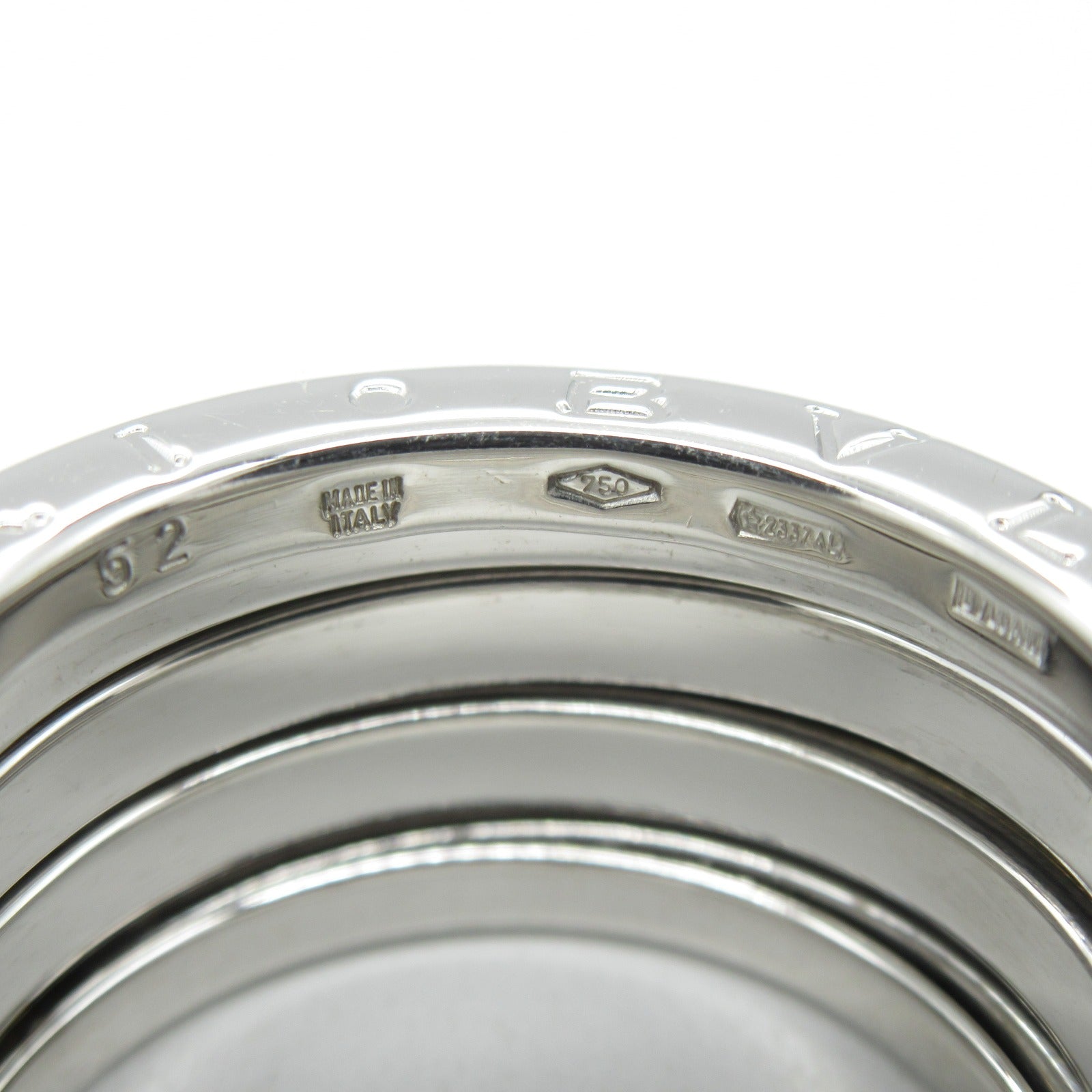 BVLGARI 18K白金B-zero1 Ring戒指US#5.5/Bvlgari#52