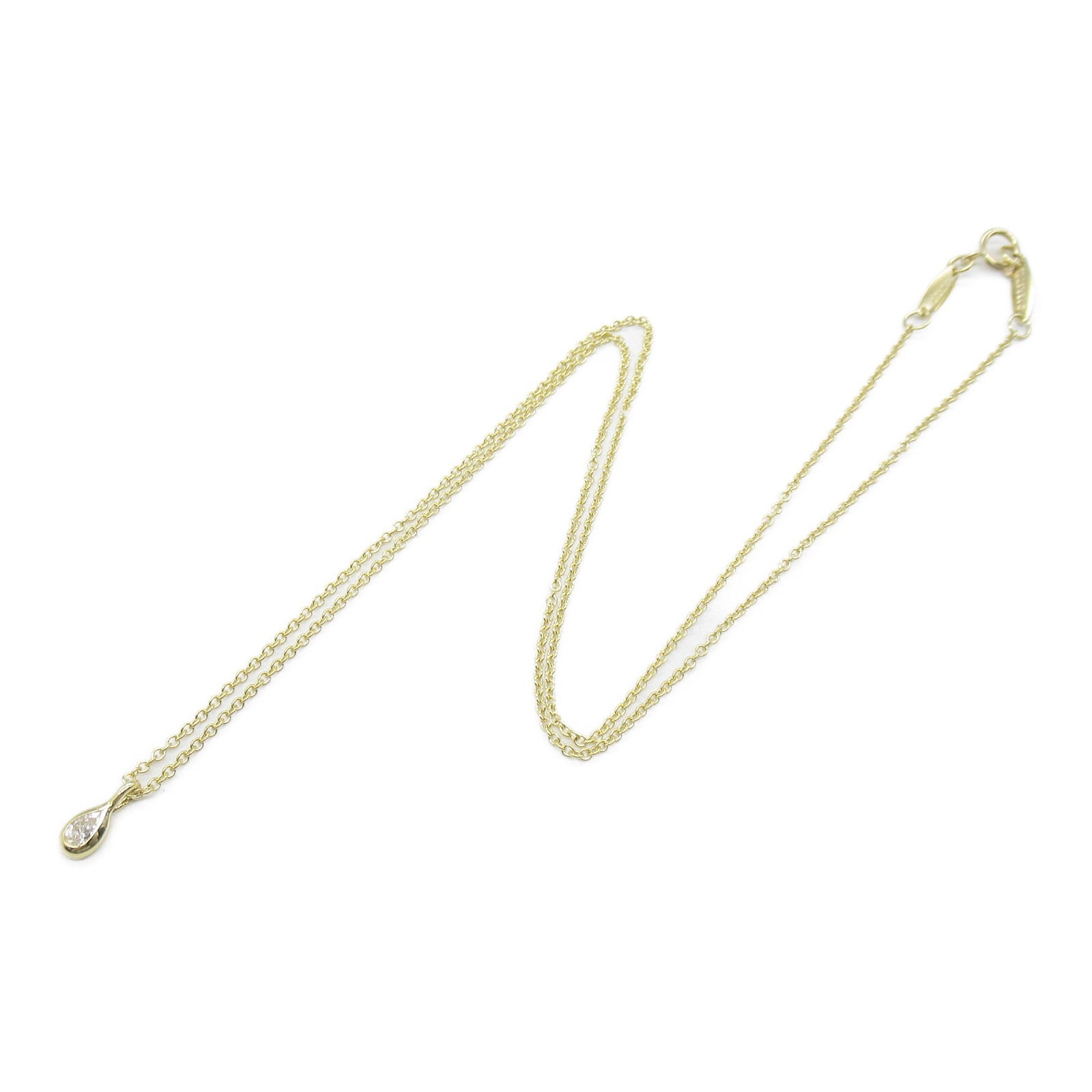 TIFFANY＆CO 【激減優惠】18K黃金By the Yard Diamond Necklace鑽石項鍊