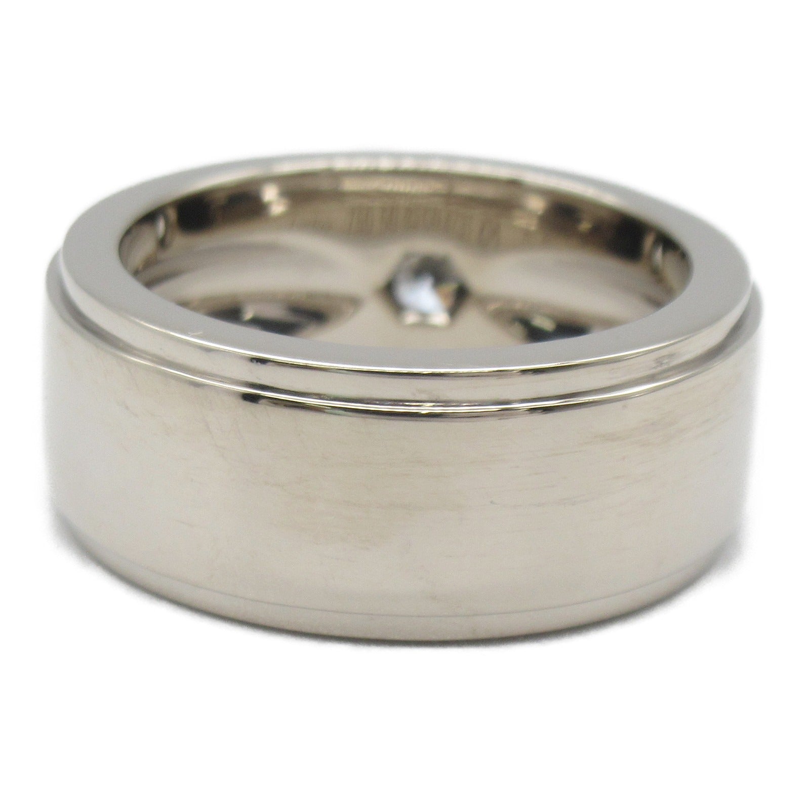 CARTIER 18K白金Fortune 1P Diamond鑽石戒指Cartier#50/US#5.25