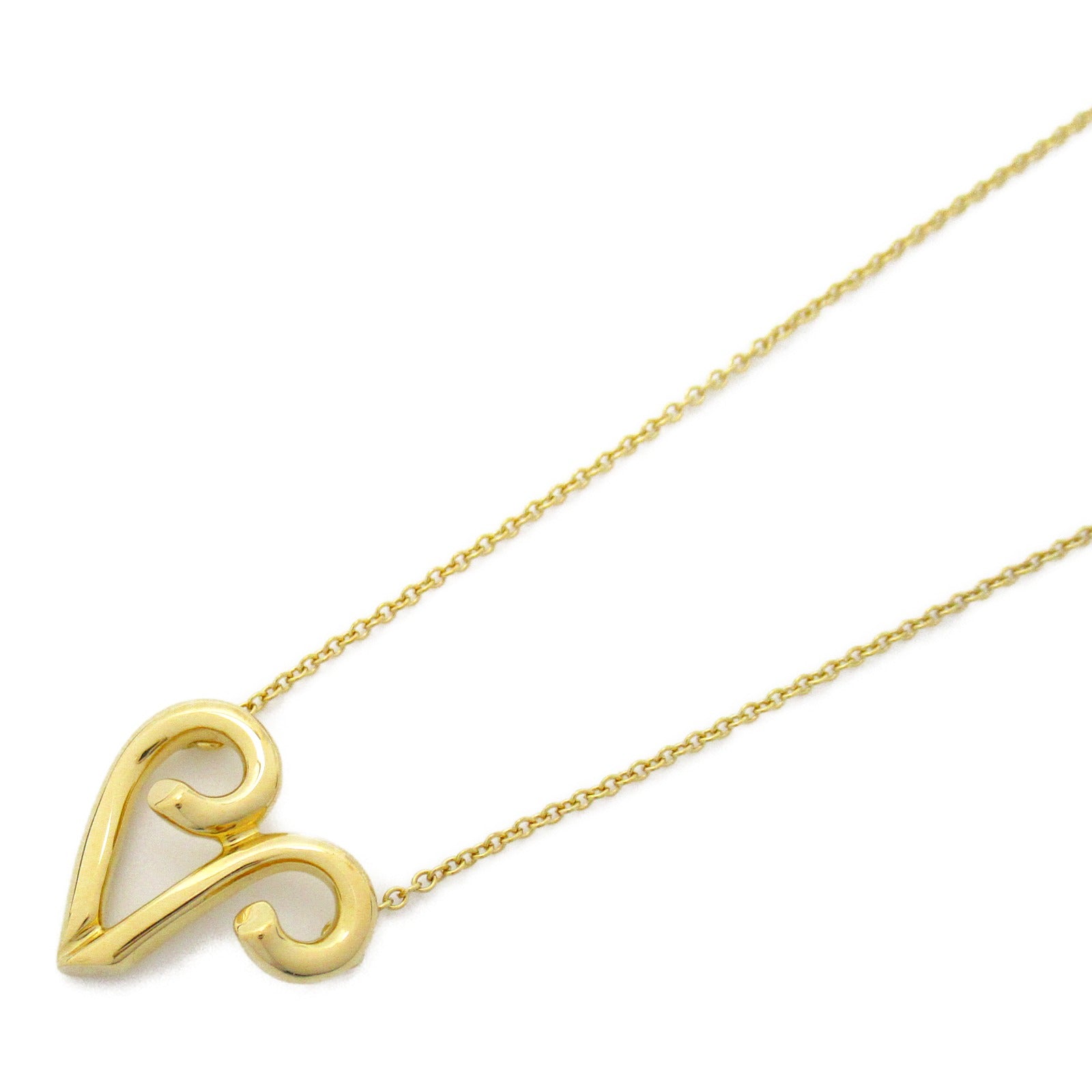 TIFFANY＆CO 【激減優惠】18K黃金Initial V Necklace項鍊
