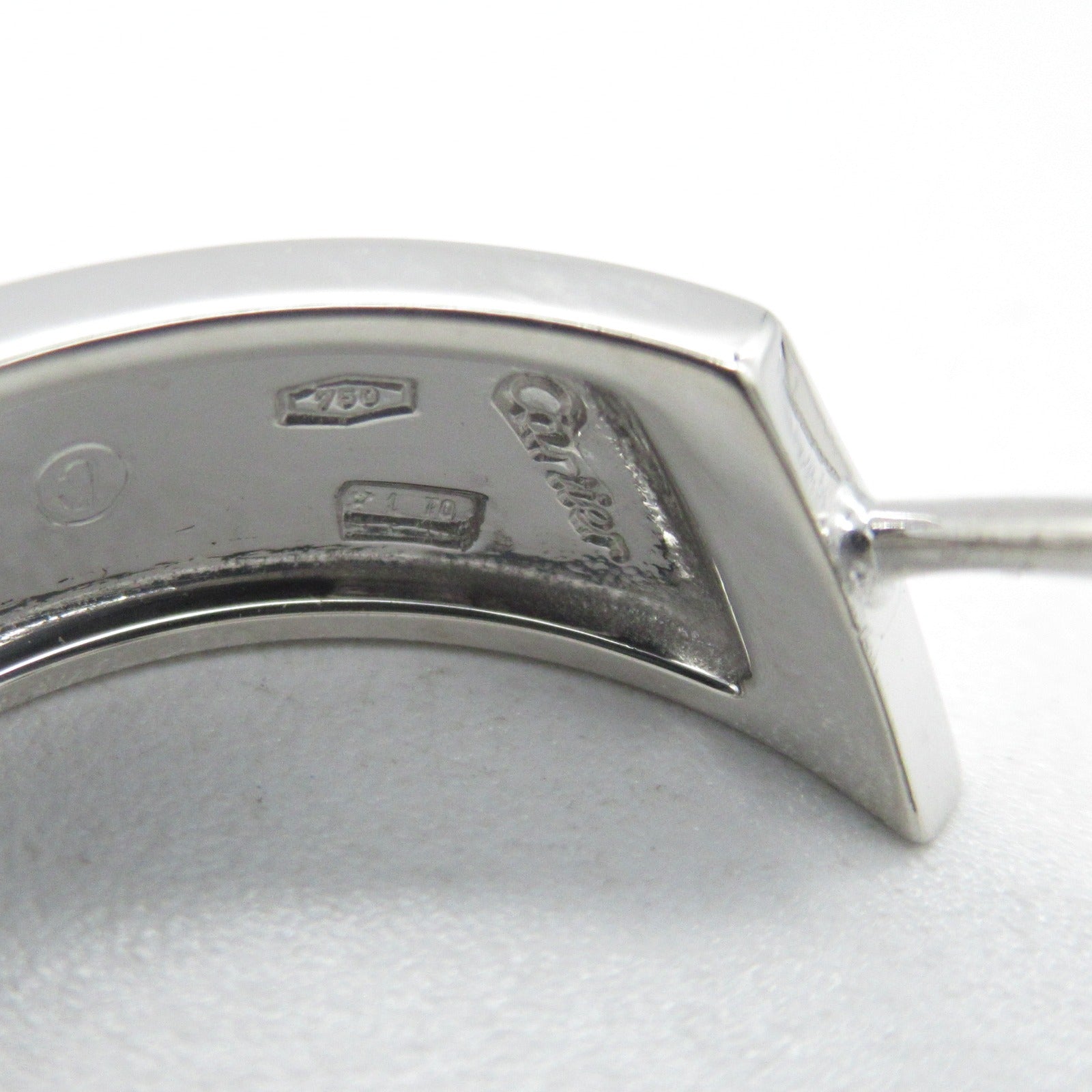 CARTIER 18K白金Love Hoop Earrings耳環