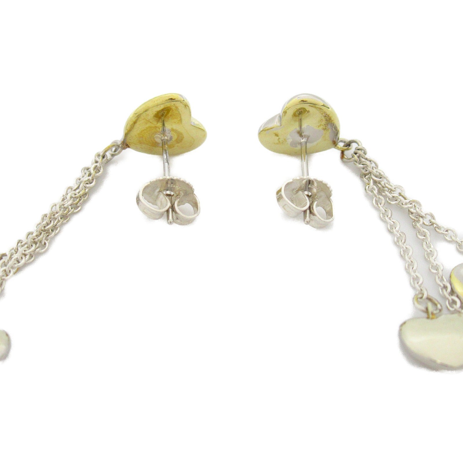TIFFANY＆CO 【激減優惠】18K黃金/925純銀Multi Heart Drop Earrings耳環