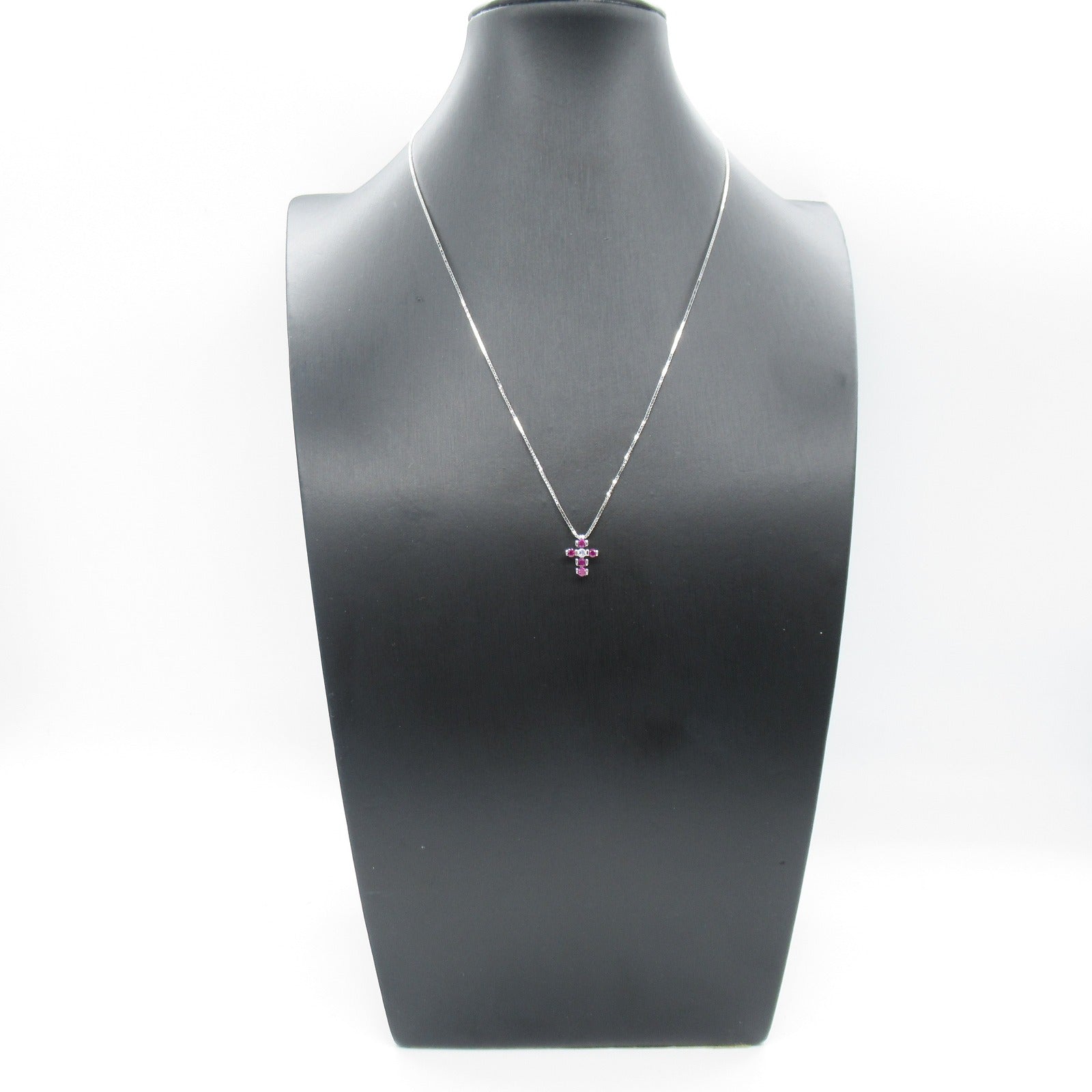 Damiani 【激減優惠】18K白金Ruby 1P Diamond Necklace紅寶石/鑽石項鍊