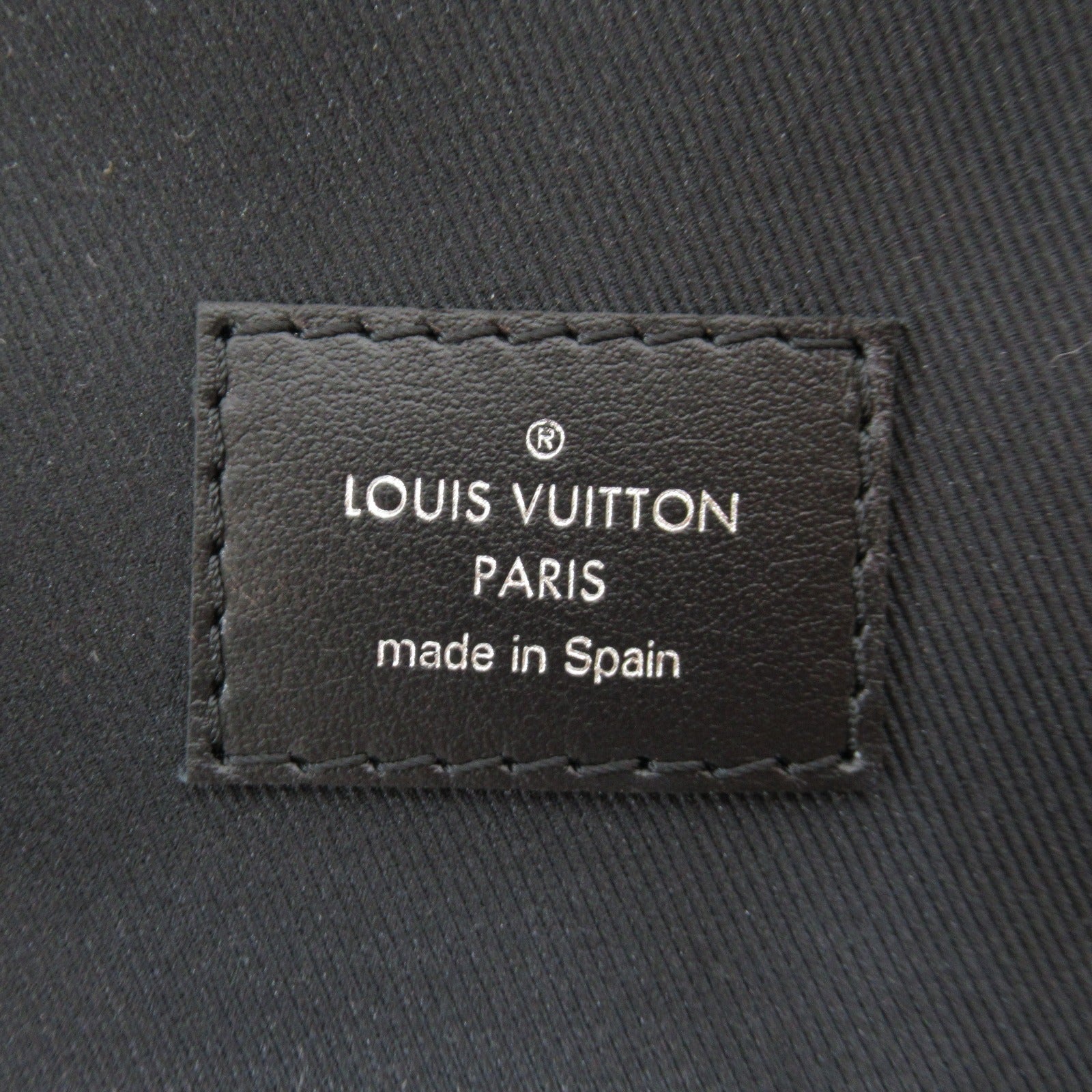 LOUIS VUITTON Monogram Macassar Avenue Sling肩背袋啡色/黑色