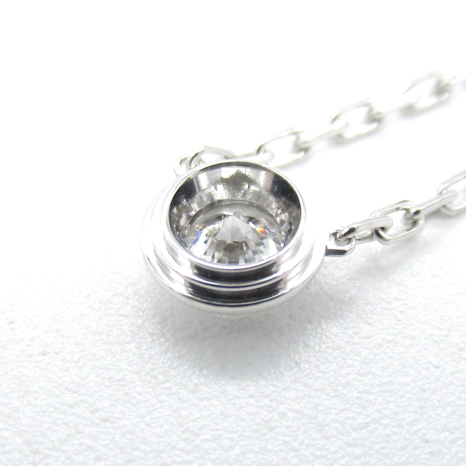 CARTIER 【激減優惠】18K白金D'Amour LM Diamond Necklace鑽石項鍊
