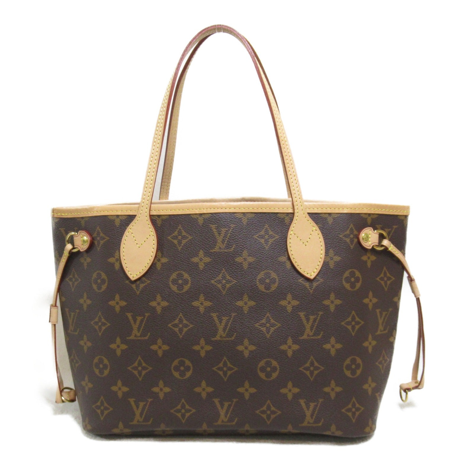 LOUIS VUITTON 【激減優惠】Monogram Neverfull PM手挽袋/肩背袋啡色