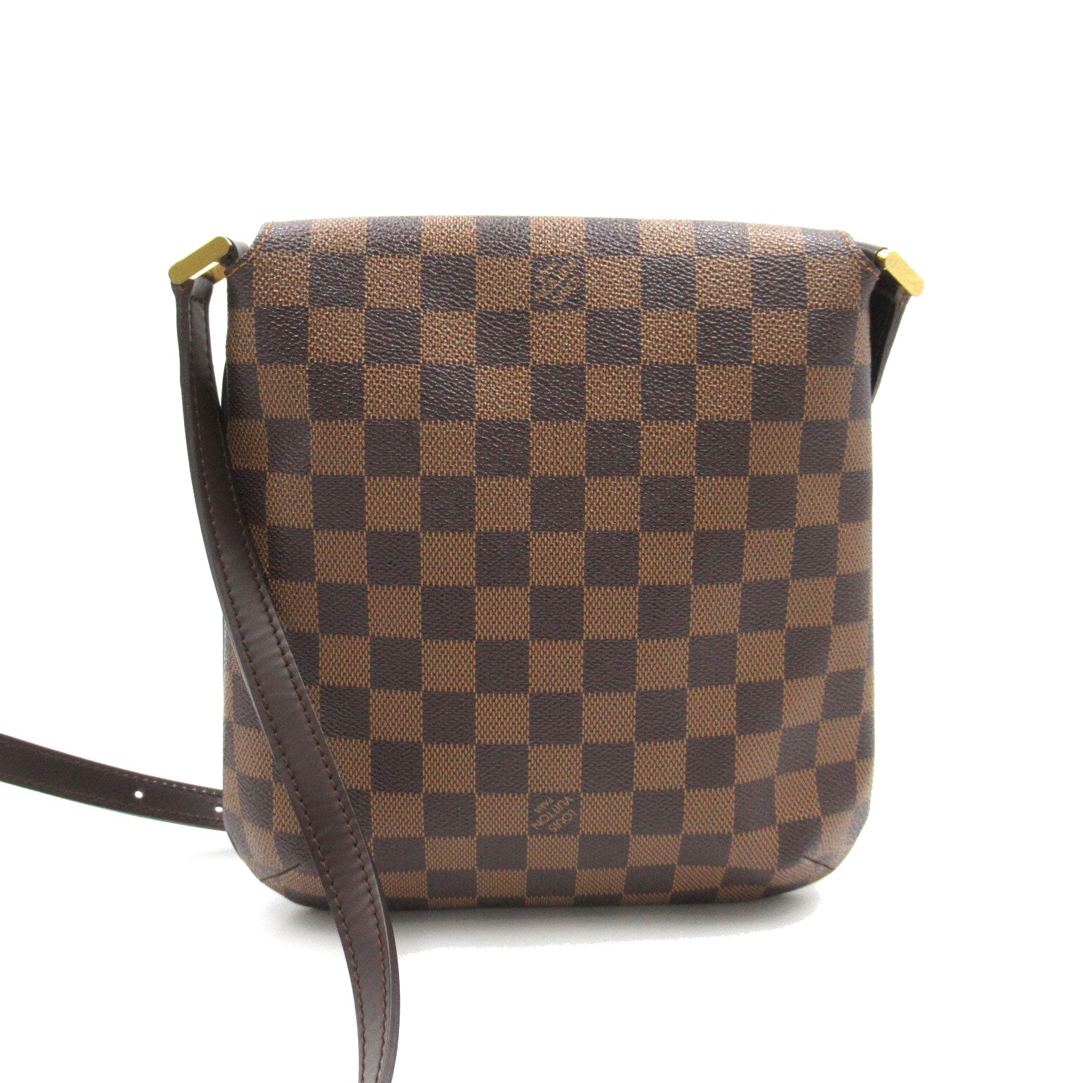 LOUIS VUITTON Damier Musette Salsa Long金扣肩背袋啡色