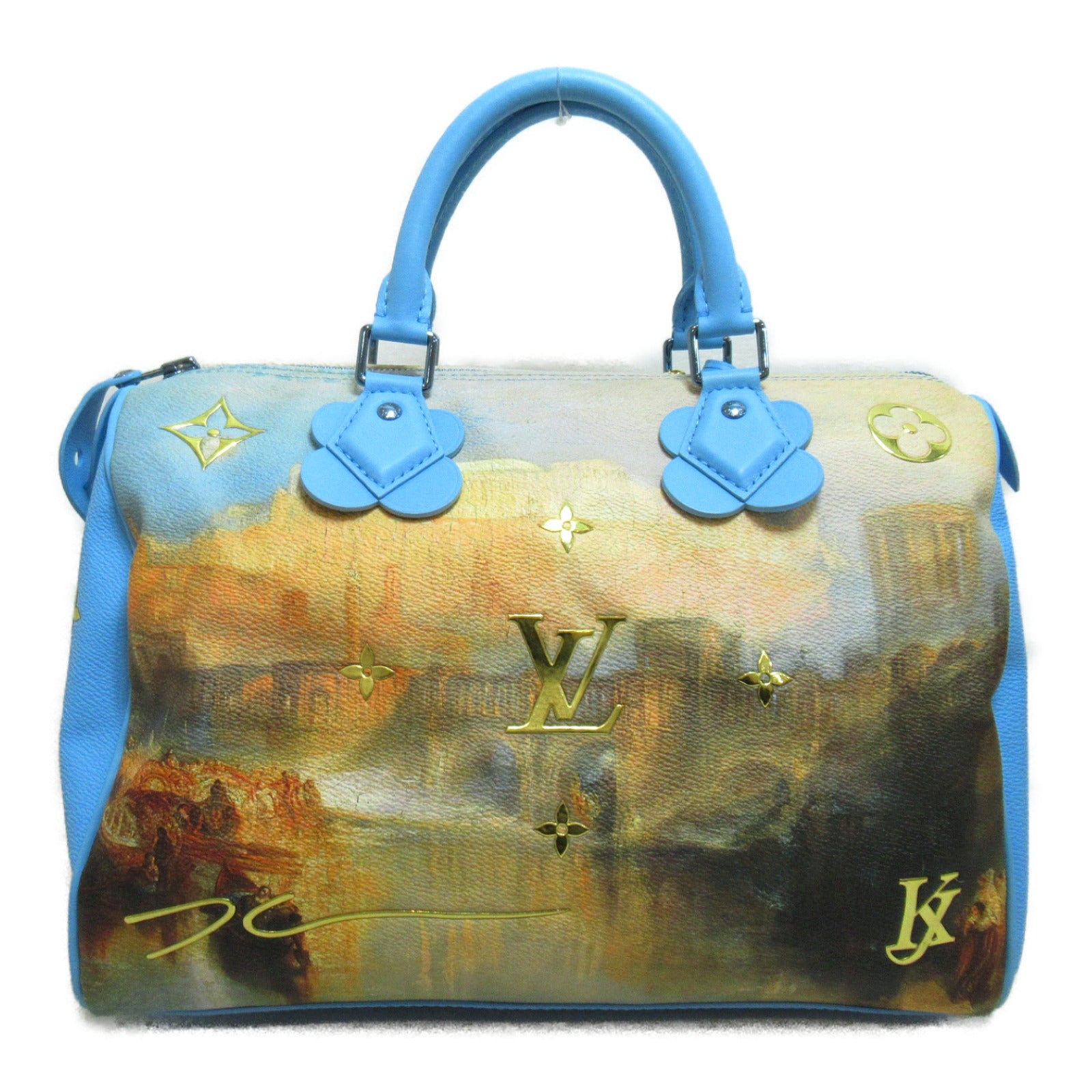 LOUIS VUITTON **【激減優惠】Masters Collection Turner Speedy 30手挽袋藍色/棕色