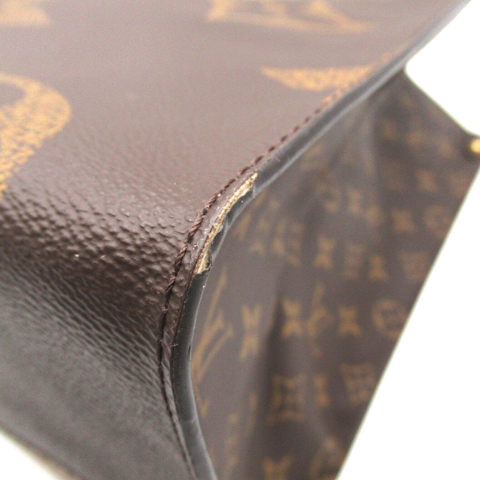 LOUIS VUITTON **【激減優惠】Monogram Giant On The Go GM金扣手挽袋棕色