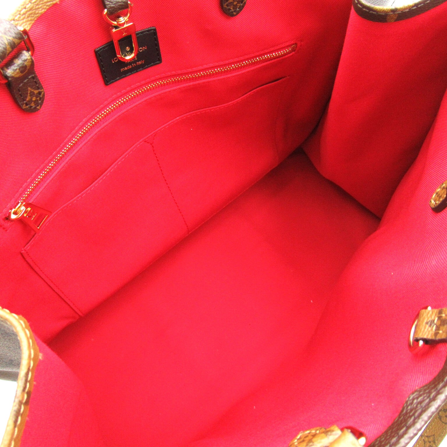 LOUIS VUITTON **【激減優惠】Monogram Giant On The Go GM金扣手挽袋棕色