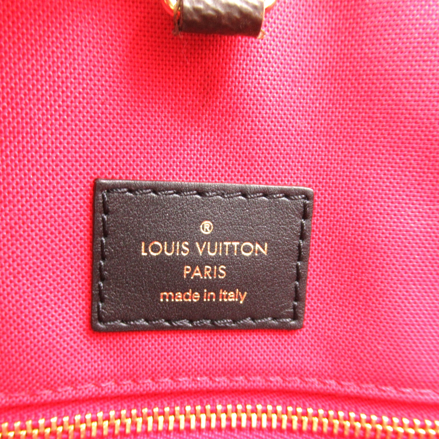 LOUIS VUITTON **【激減優惠】Monogram Giant On The Go GM金扣手挽袋棕色