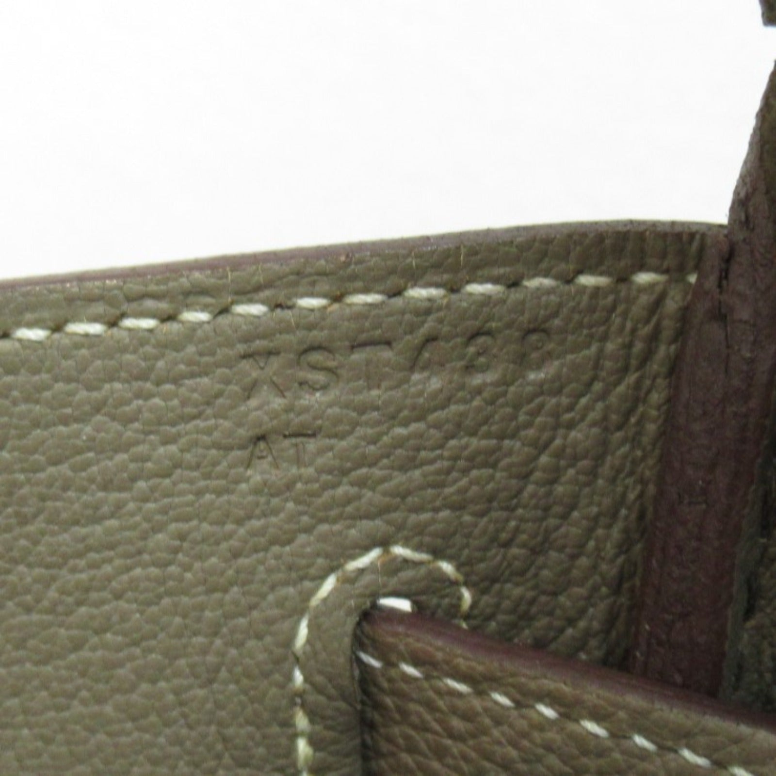 HERMES Togo皮革Birkin 40銀扣手挽袋Etoupe大象灰色