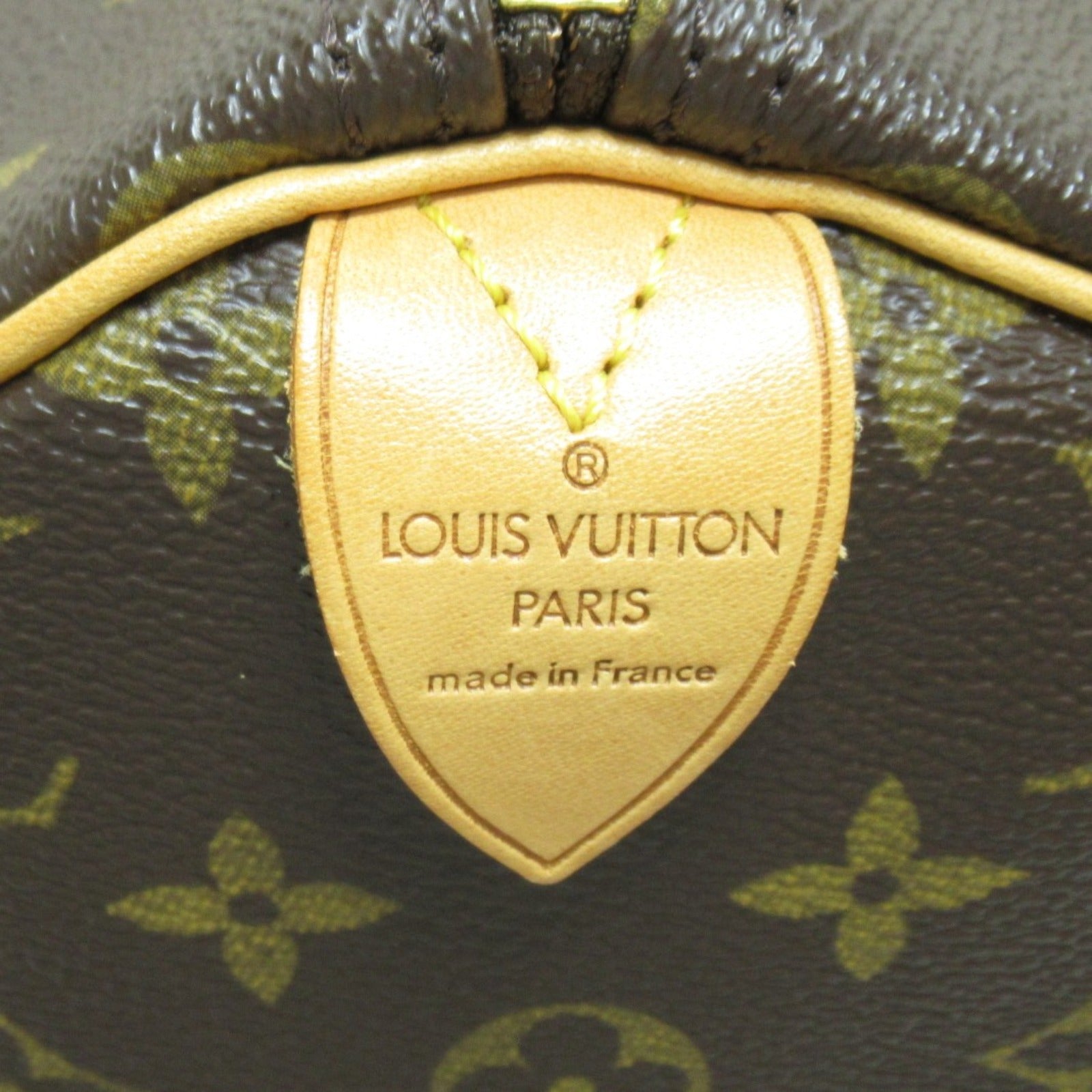 LOUIS VUITTON Monogram Speedy 30金扣手挽袋啡色