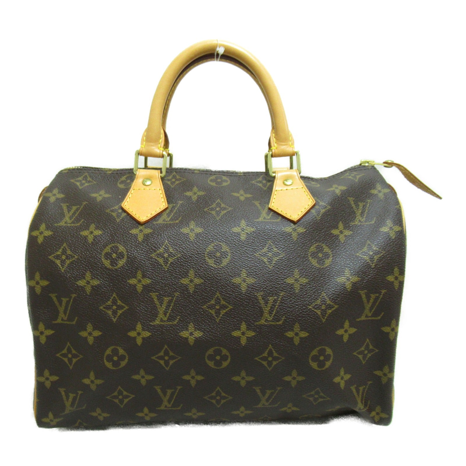 LOUIS VUITTON Monogram Speedy 30金扣手挽袋啡色