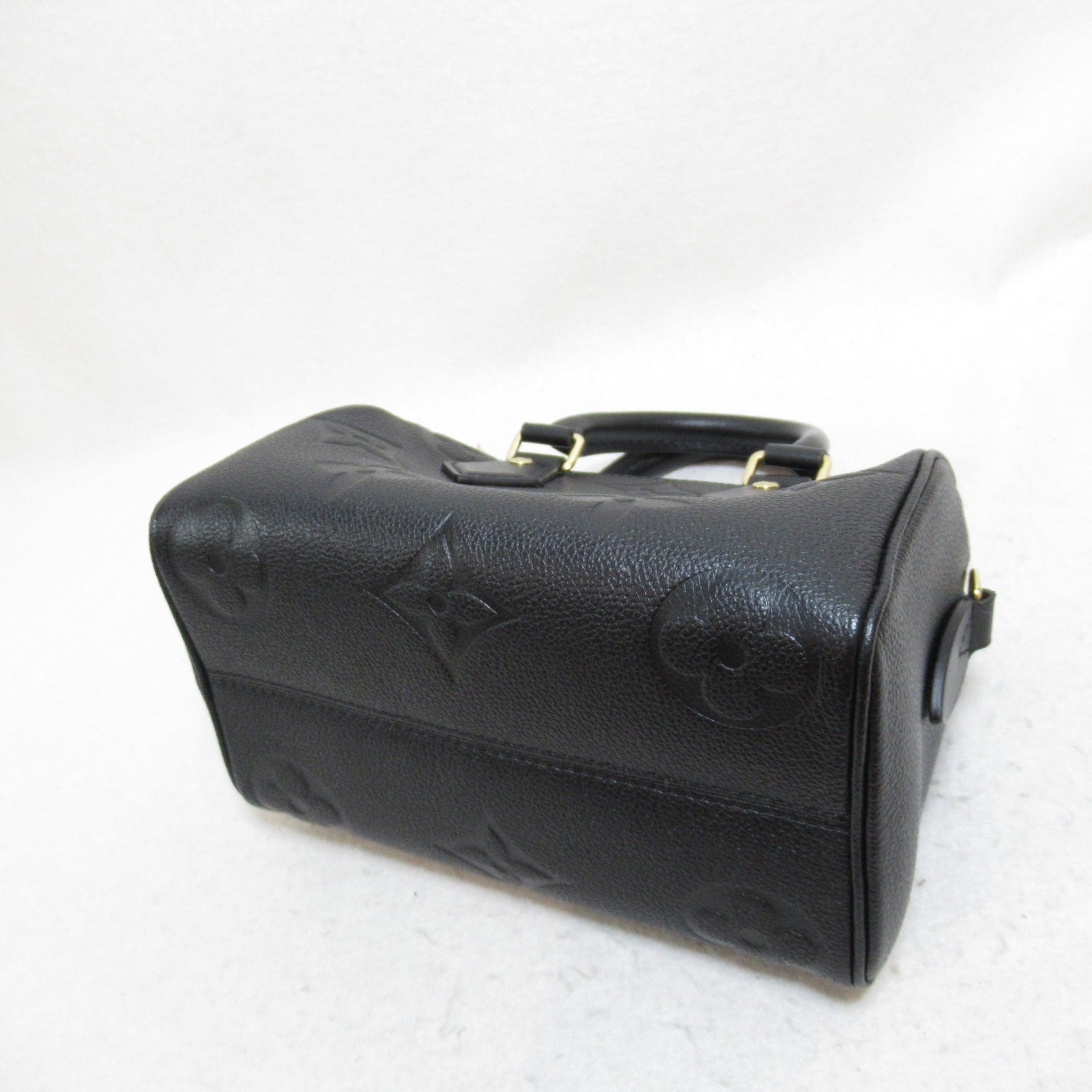 LOUIS VUITTON Monogram Empreinte Speedy Bandouliere 20 2 Way Bag金扣手挽肩背兩用袋黑色