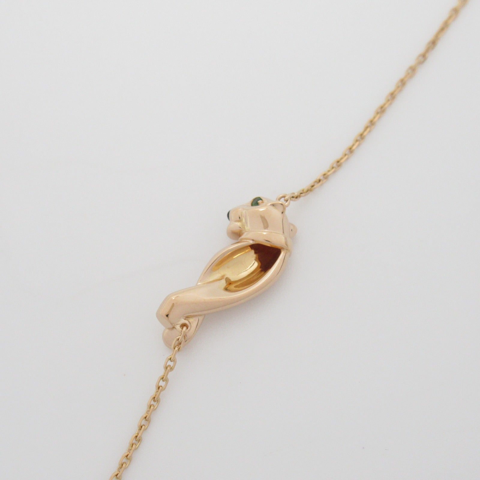 CARTIER 【激減優惠】18K玫瑰金Panthere Tsavorite Onyx Bracelet沙弗萊石/瑪瑙手鏈