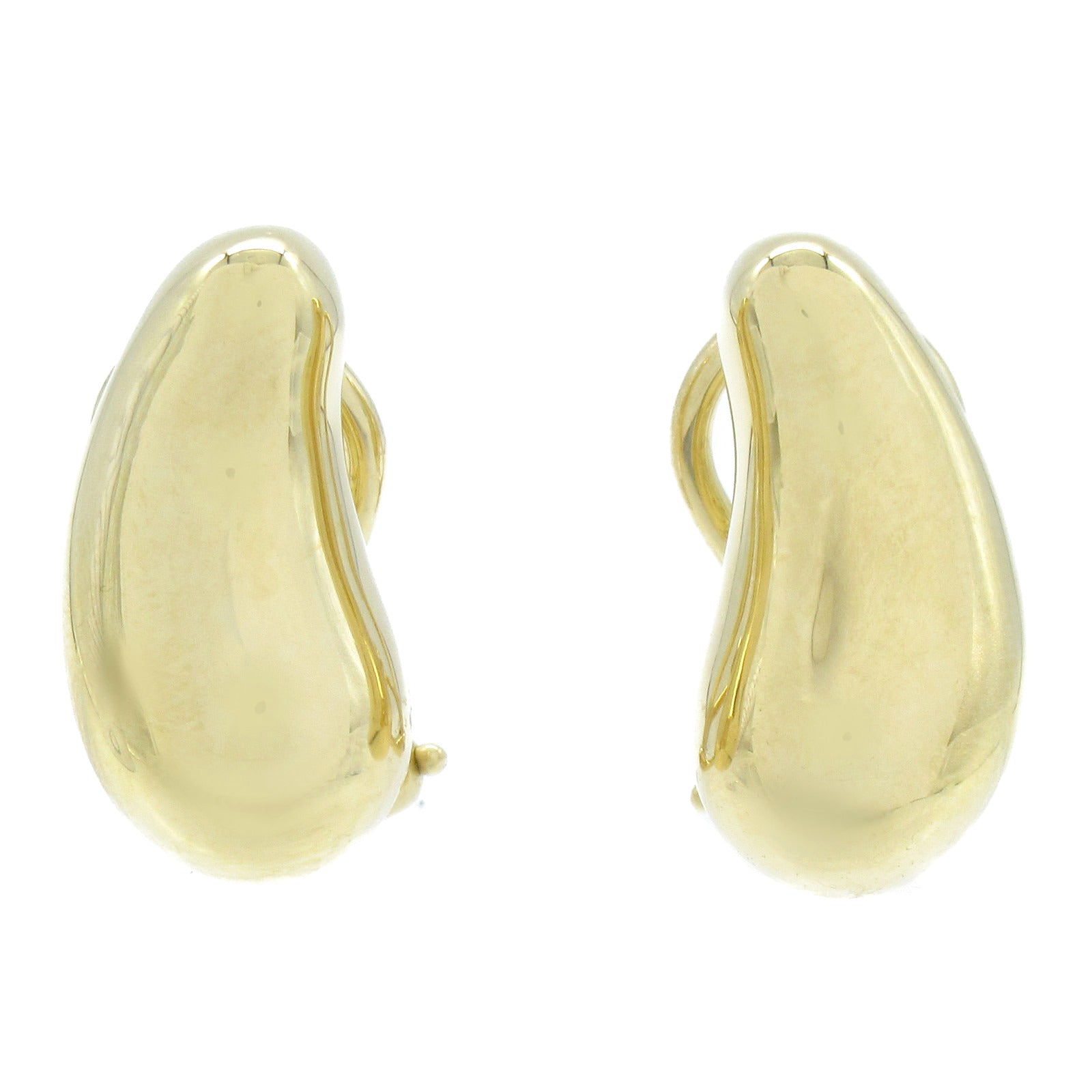 TIFFANY＆CO 【激減優惠】18K黃金Teardrop Earrings耳環