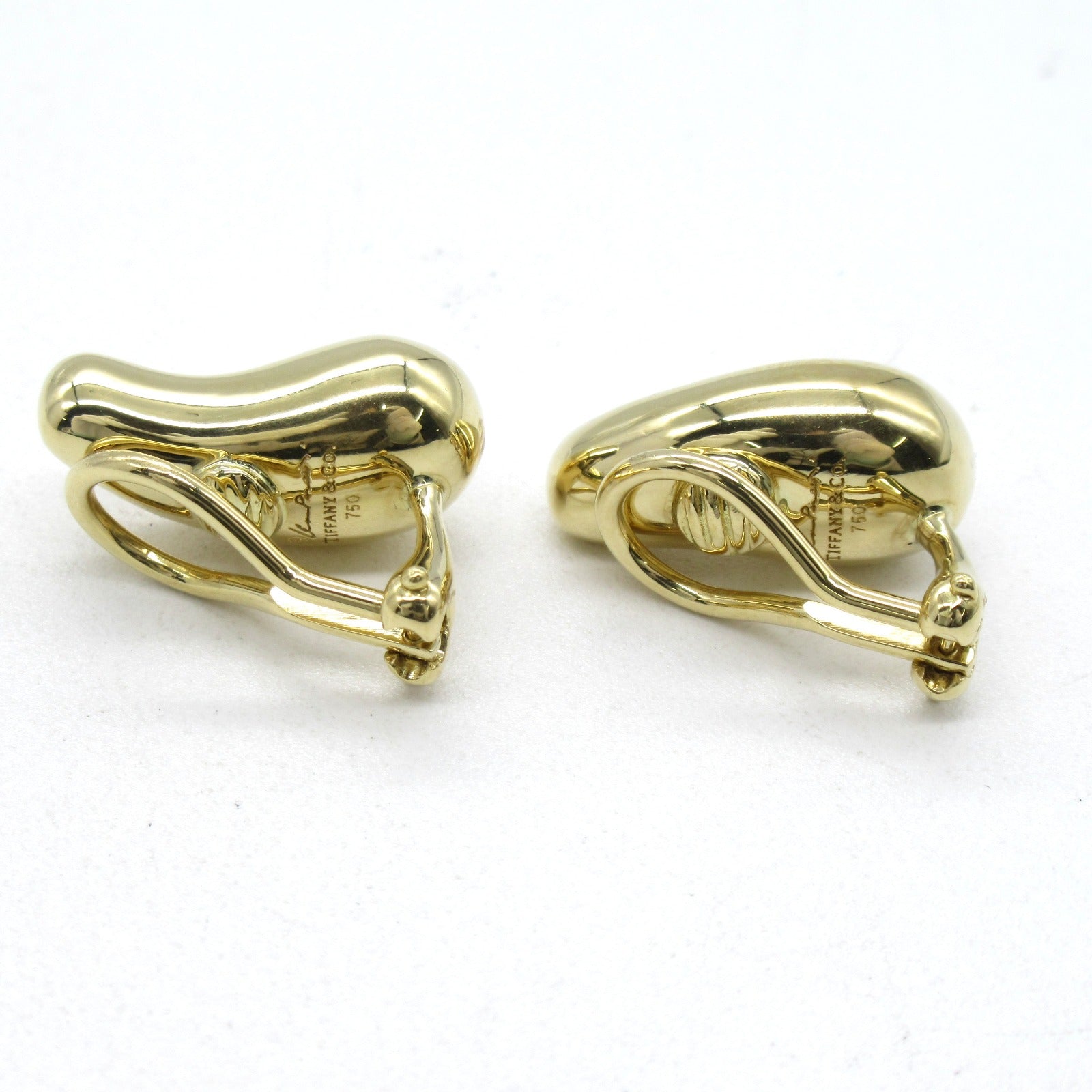 TIFFANY＆CO 【激減優惠】18K黃金Teardrop Earrings耳環