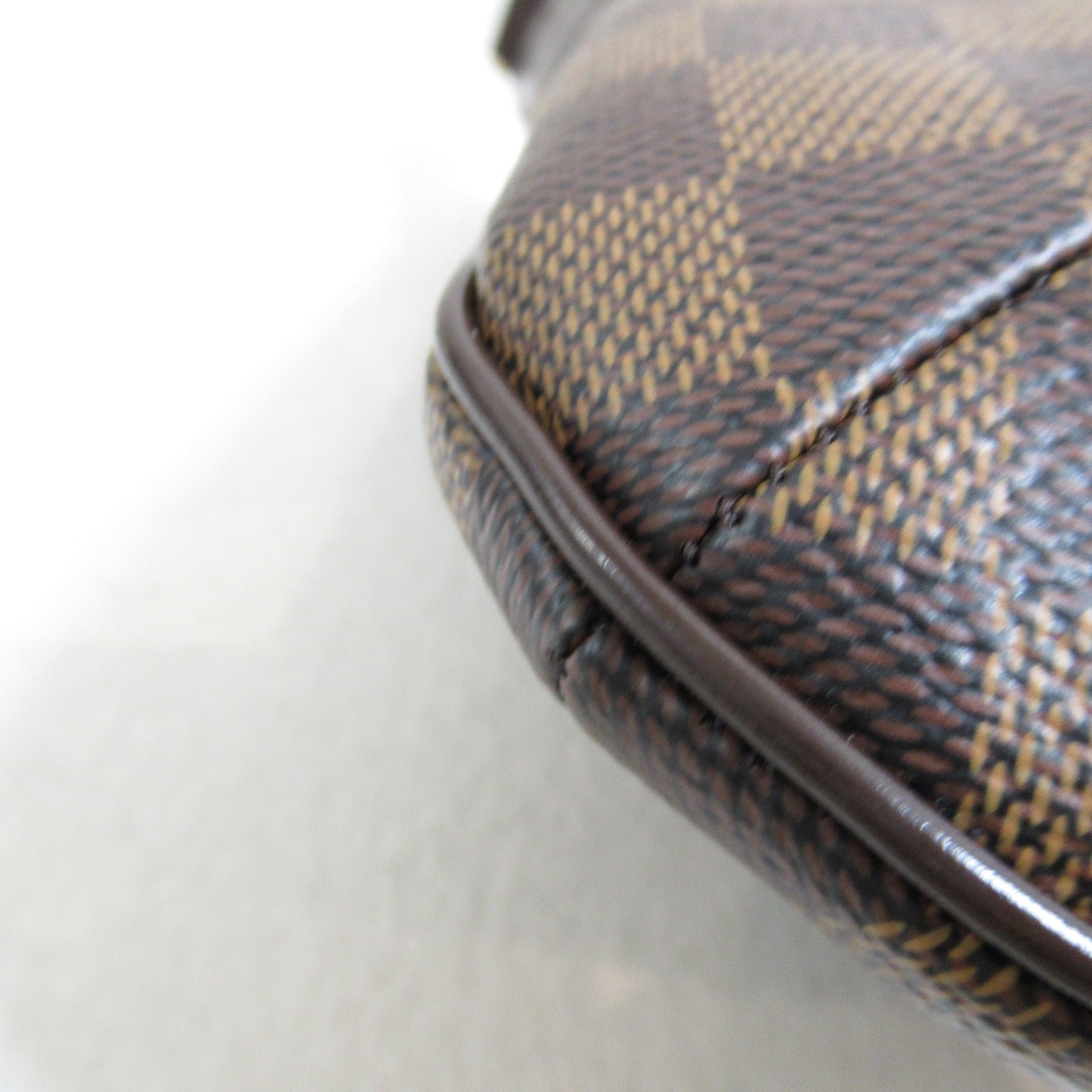 LOUIS VUITTON Damier Bloomsbury PM金扣肩背袋啡色