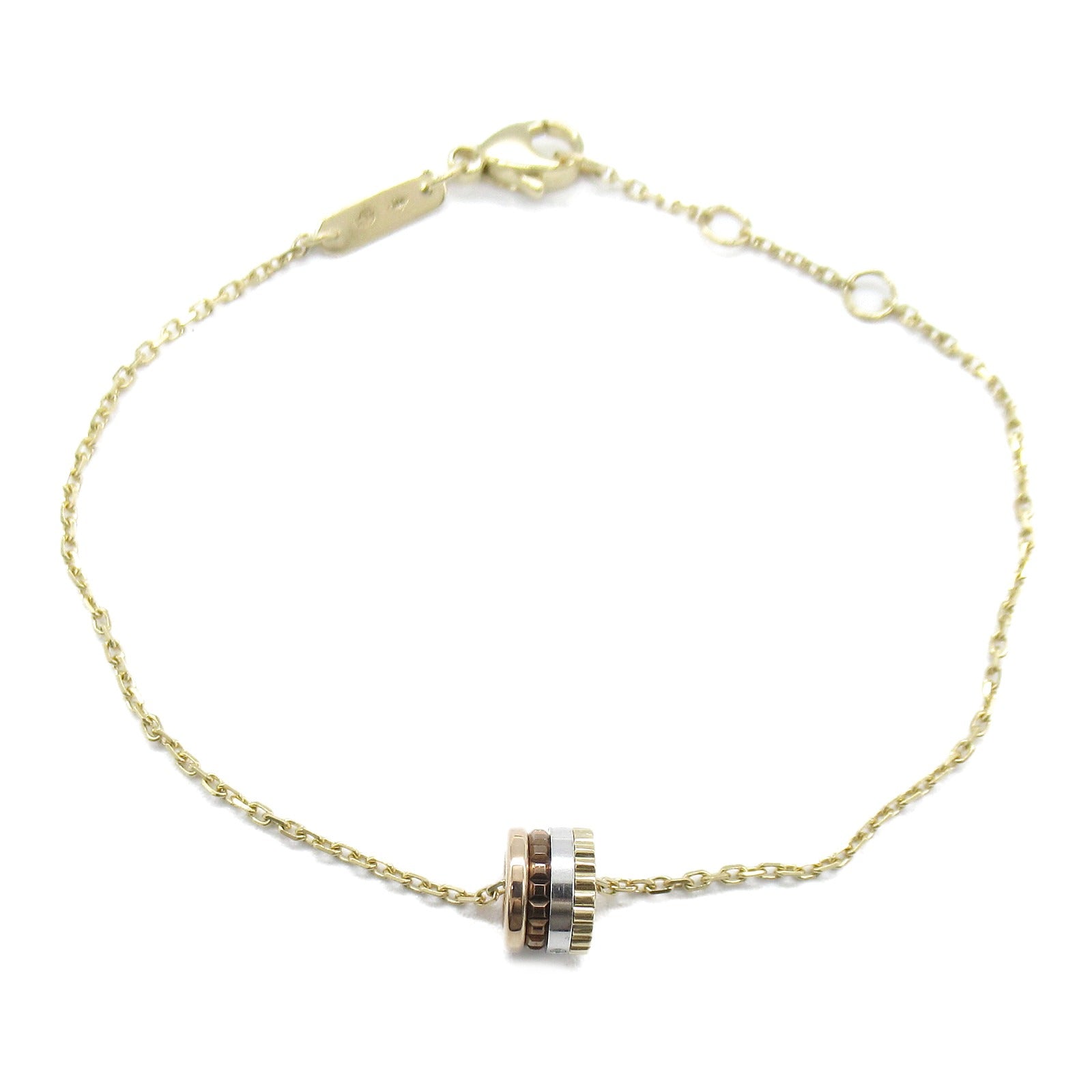 Boucheron 【激減優惠】18K黃金/白金/玫瑰金Quatre Diamond Blaceret鑽石手鏈金色/銀色