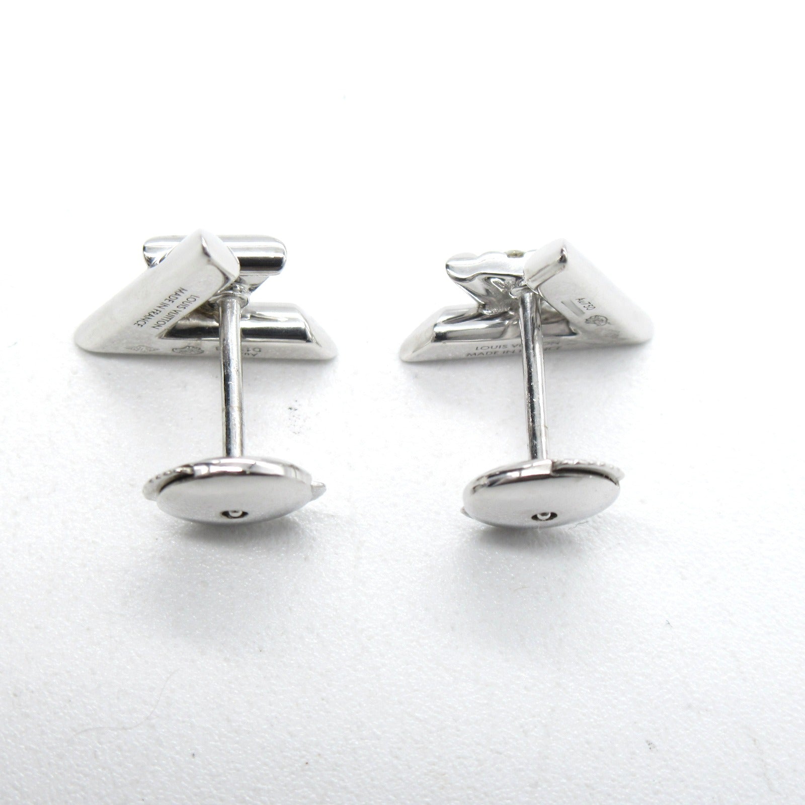 LOUIS VUITTON 【激減優惠】18K白金Volt One Stud Diamond Earrings 0.02ct鑽石耳環