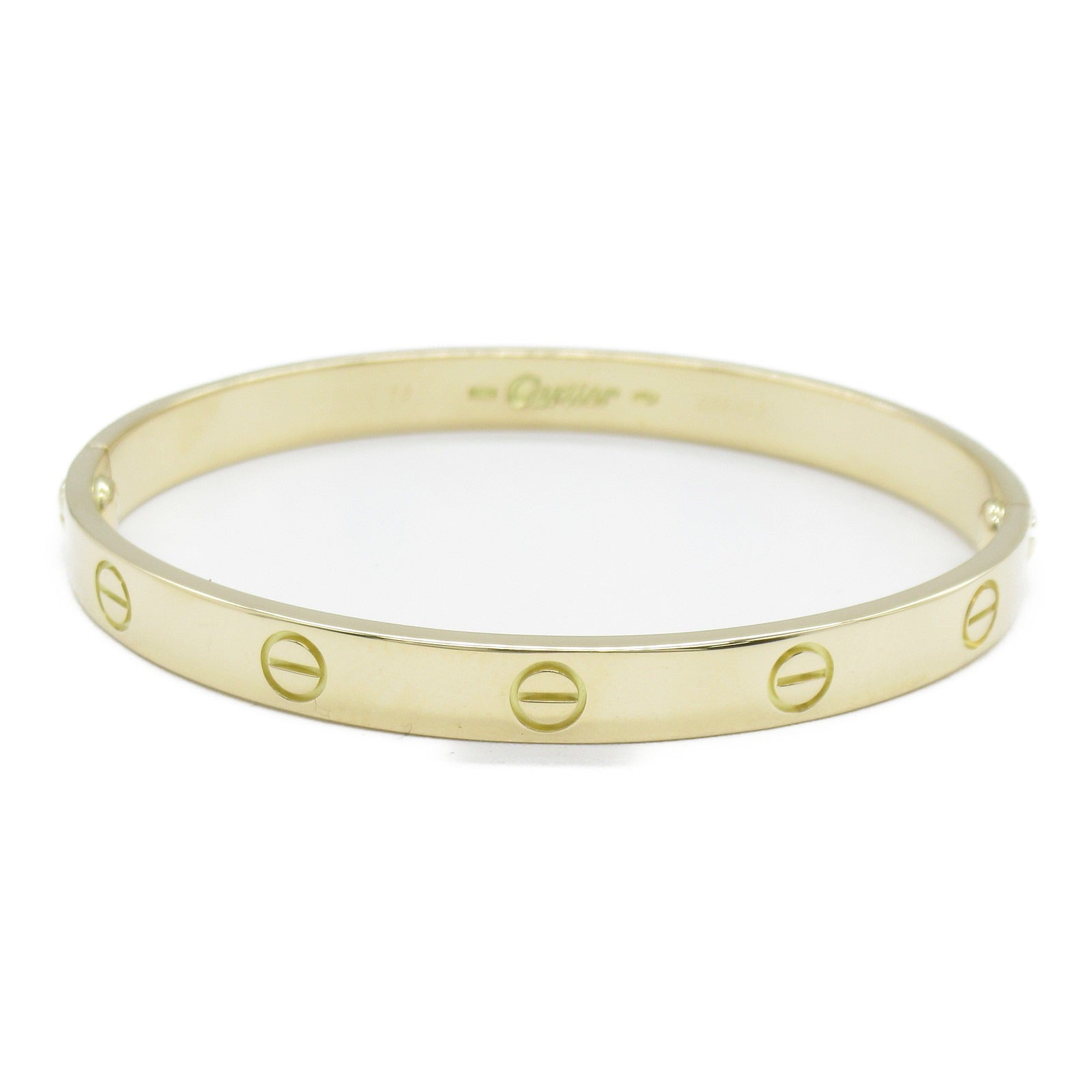 CARTIER 18K黃金Love Bracelet手鐲