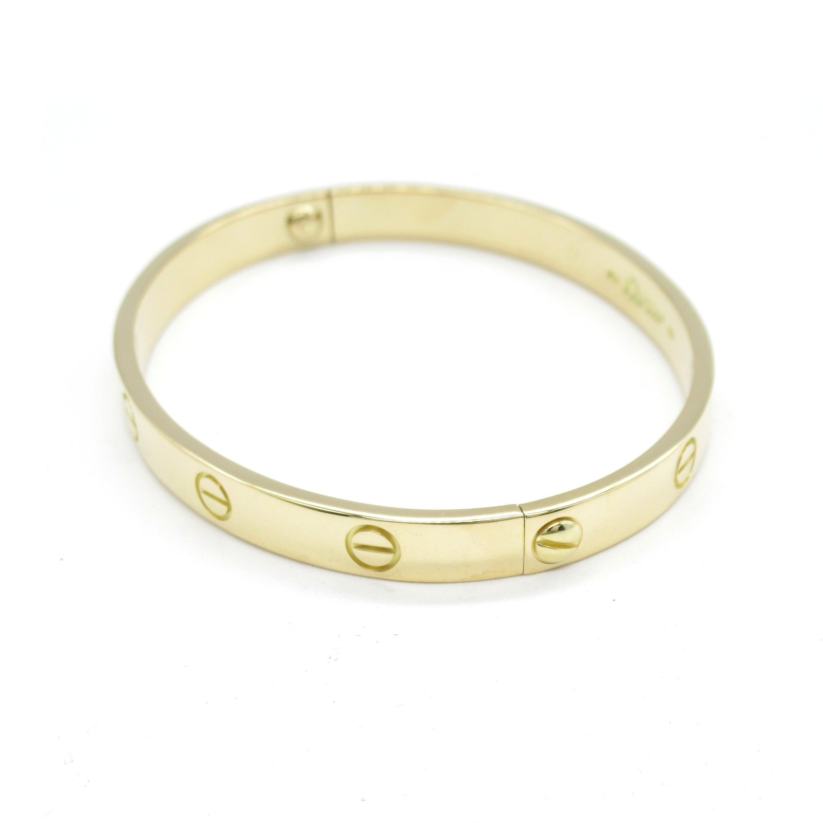 CARTIER 18K黃金Love Bracelet手鐲