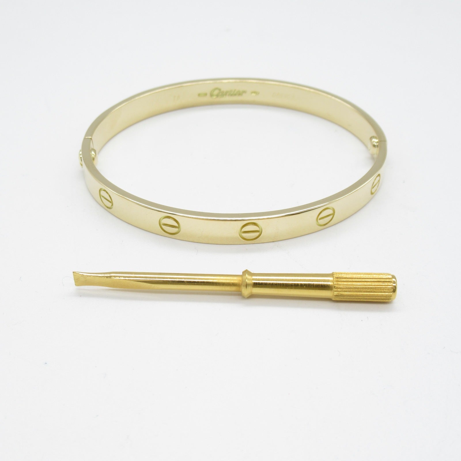 CARTIER 18K黃金Love Bracelet手鐲