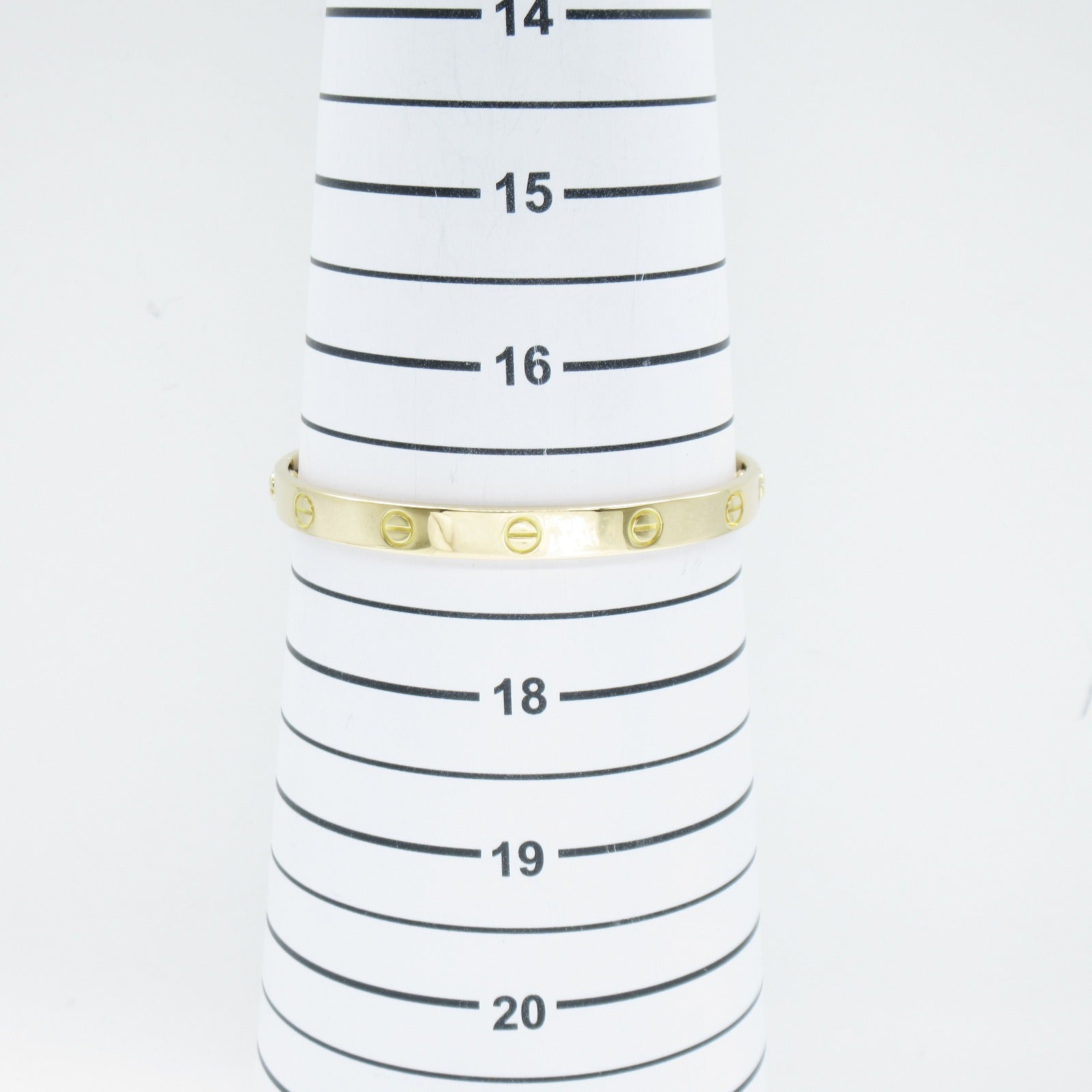 CARTIER 18K黃金Love Bracelet手鐲