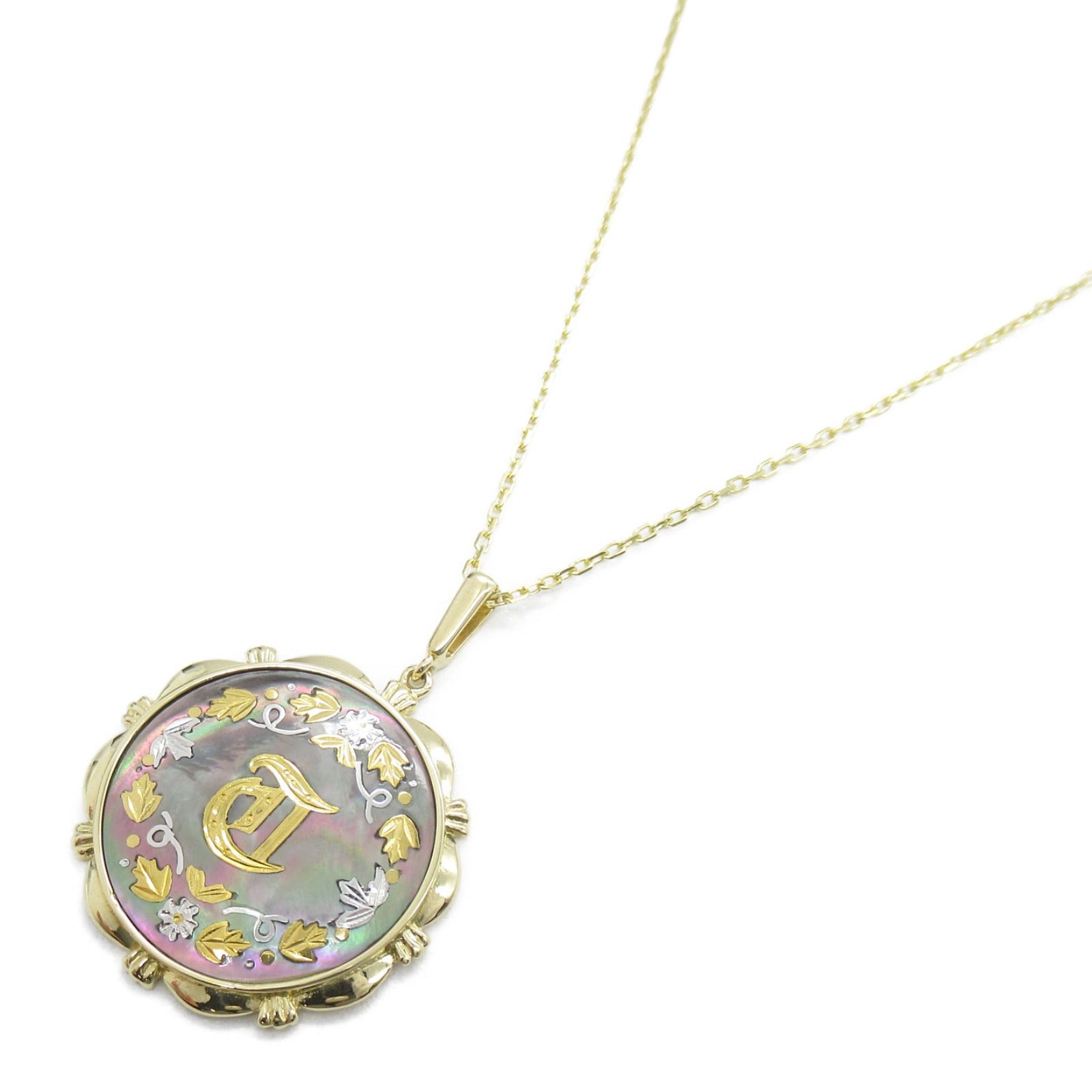 MIKIMOTO 18K黃金/白金Pikwe Necklace項鍊
