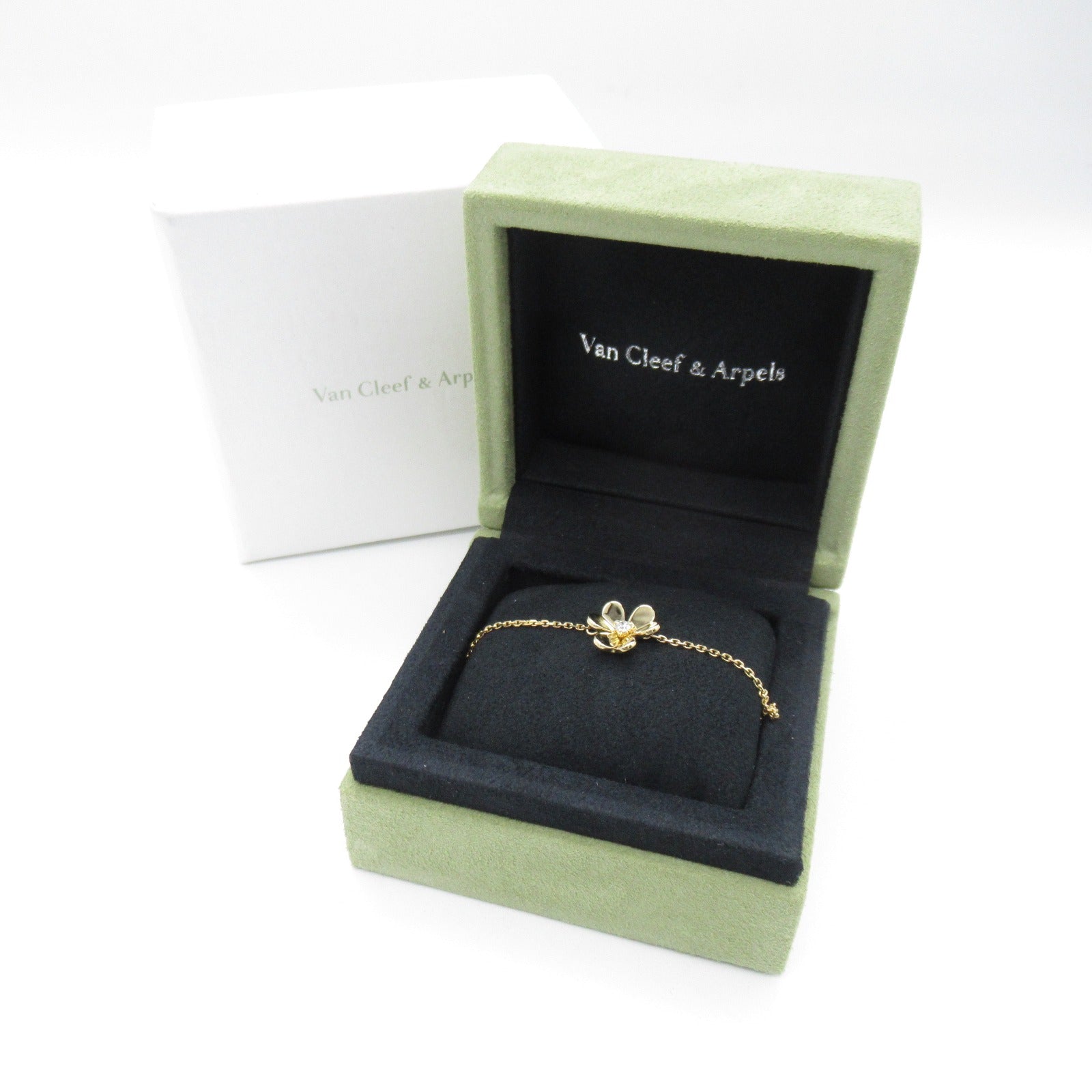Van Cleef & Arpels 【激減優惠】18K黃金Frivole Mini Diamond Bracelet 0.05ct鑽石手鏈