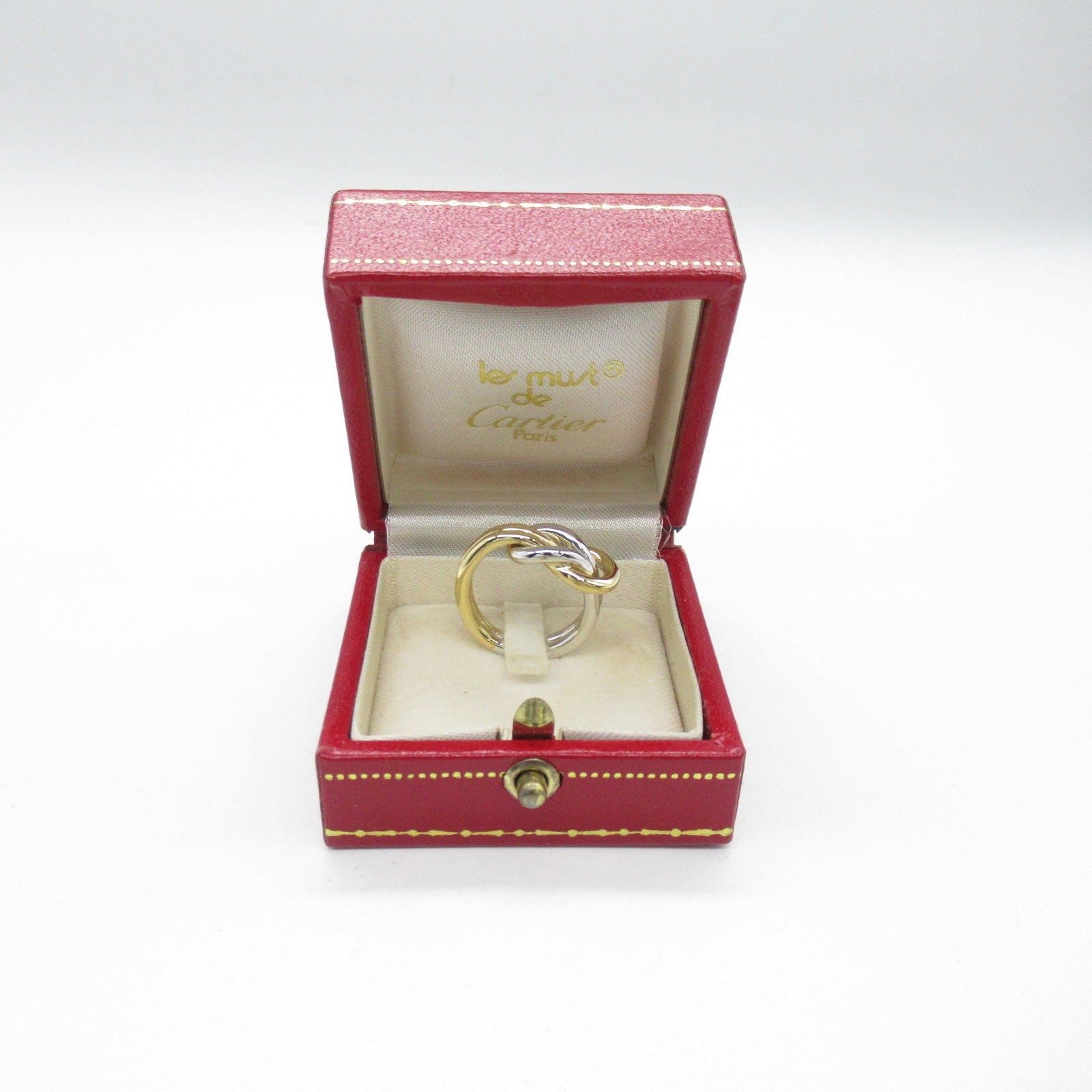 CARTIER 18K黃金18K白金Ring戒指US#4