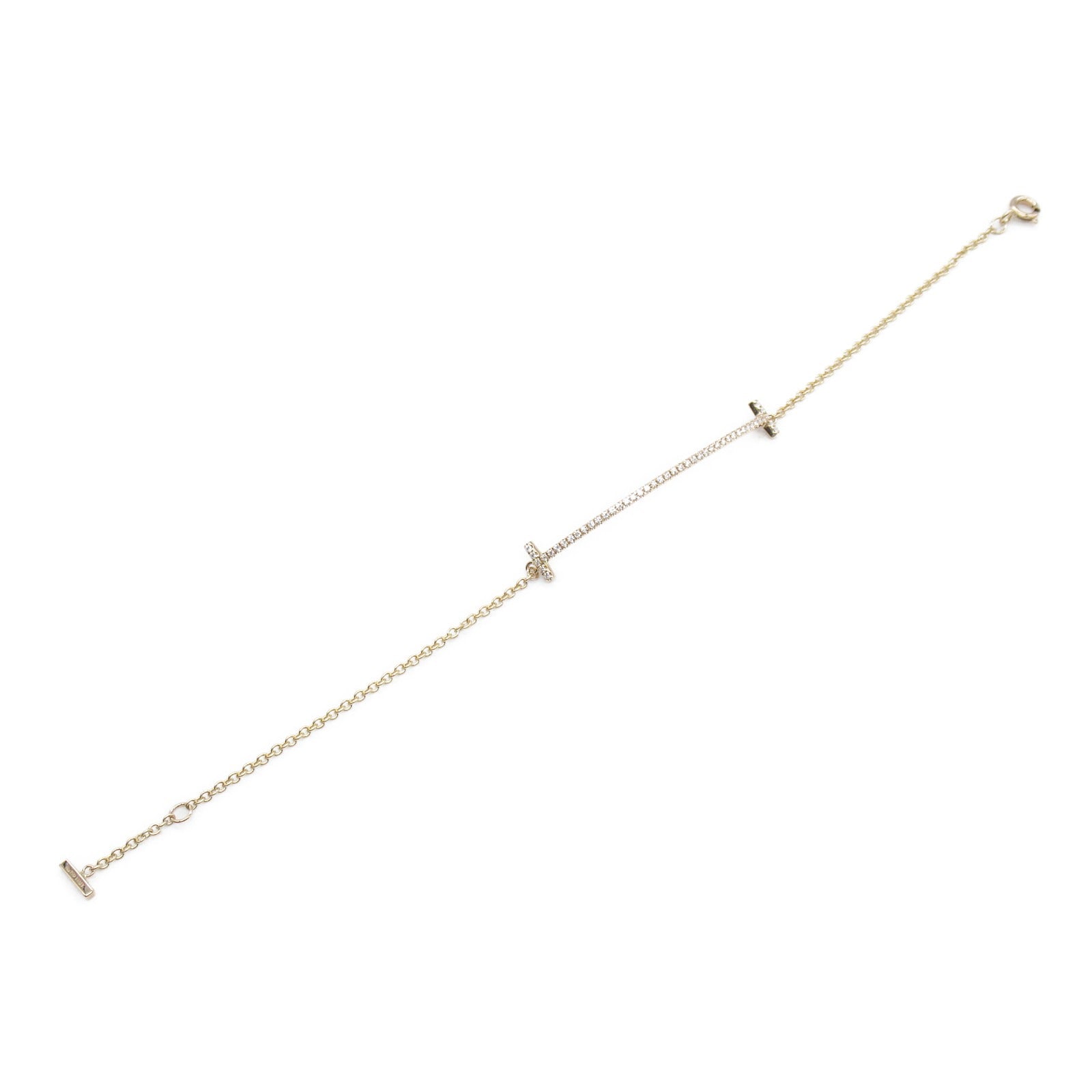 TIFFANY＆CO 【激減優惠】18K玫瑰金T Smile Bracelet手鏈
