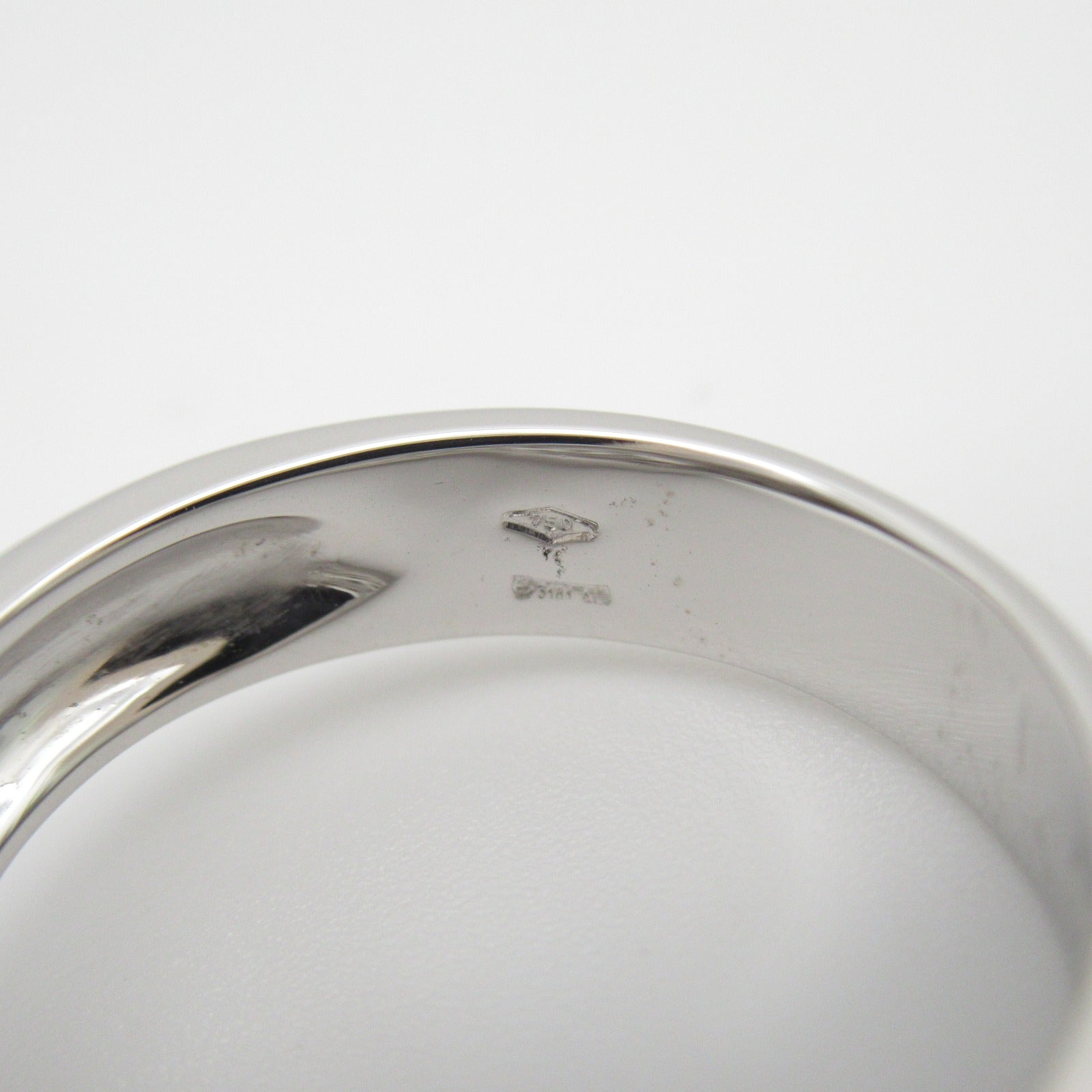 Damiani 18K白金Diamond Ring鑽石戒指US#7