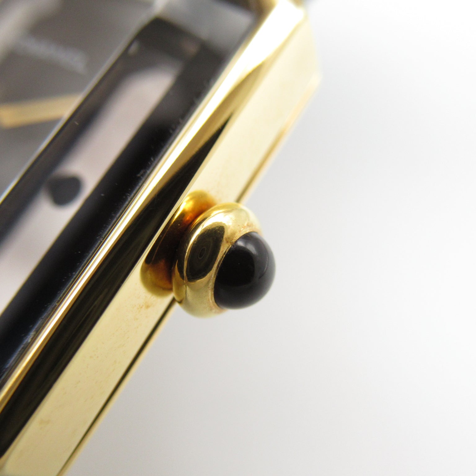 CHANEL 【激減優惠】Premiere L鍍金/皮革手錶石英機芯黑色#16cm