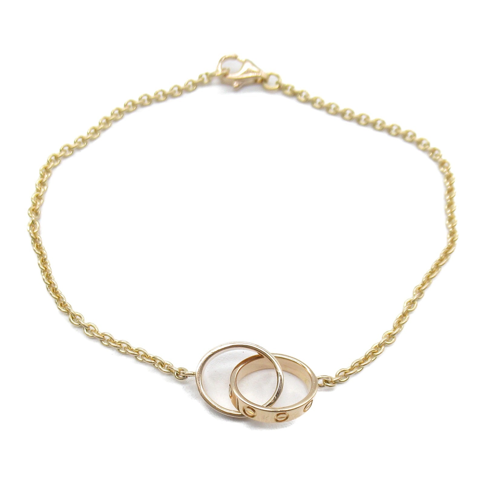 CARTIER 18K玫瑰金Baby Love Breath Bracelet手鏈
