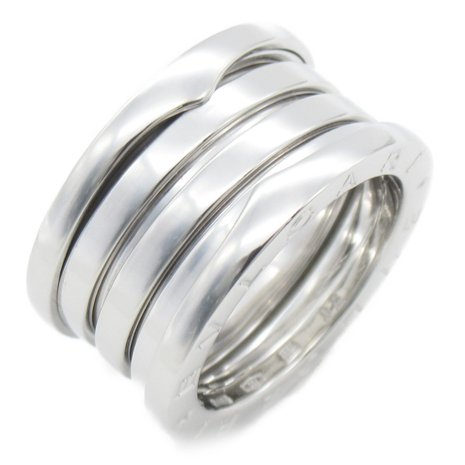 BVLGARI 18K白金B-zero1 4 Band Ring戒指US#4.75/Bvlgari#50