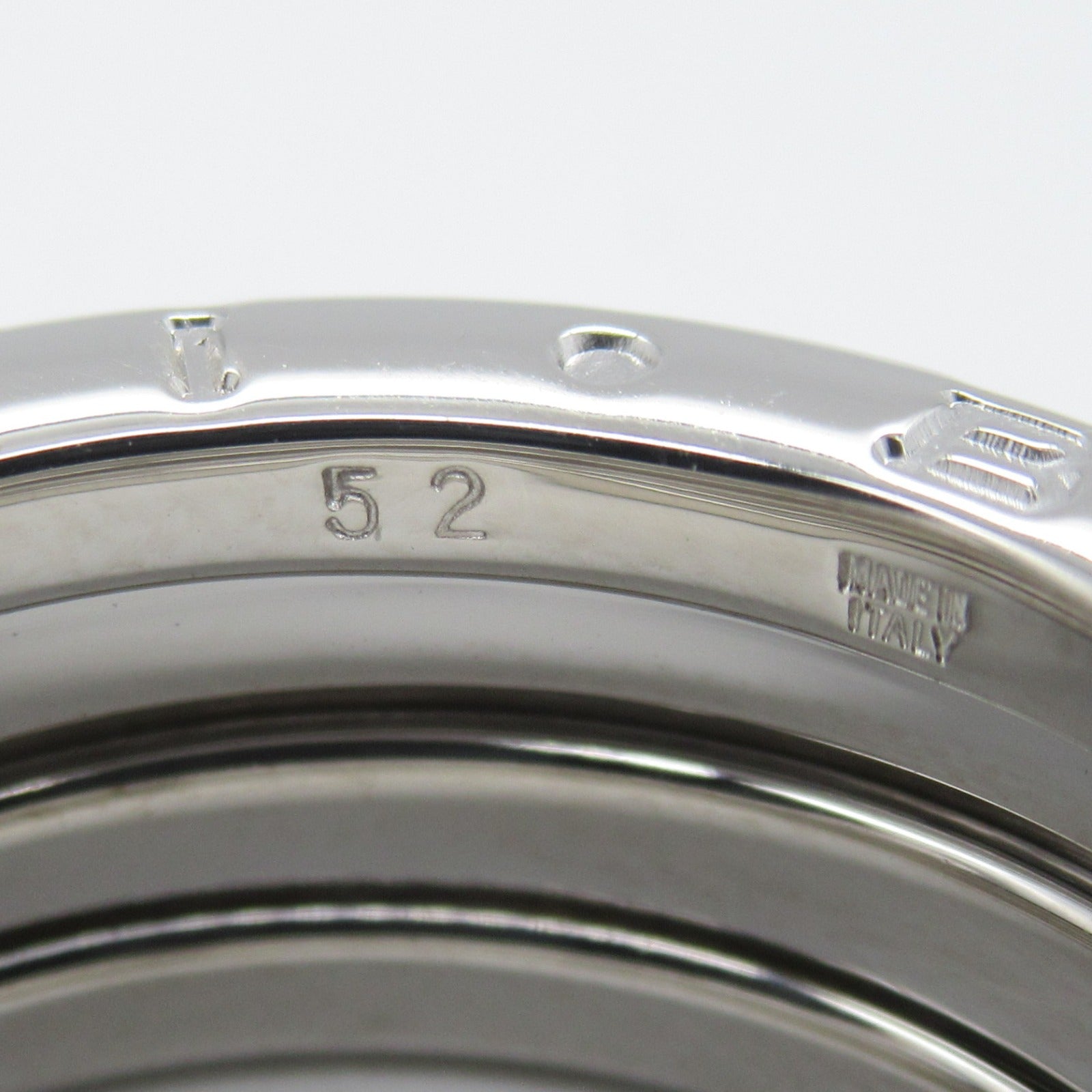 BVLGARI 18K白金B-zero1 Ring戒指US#5.75/Bvlgari#52