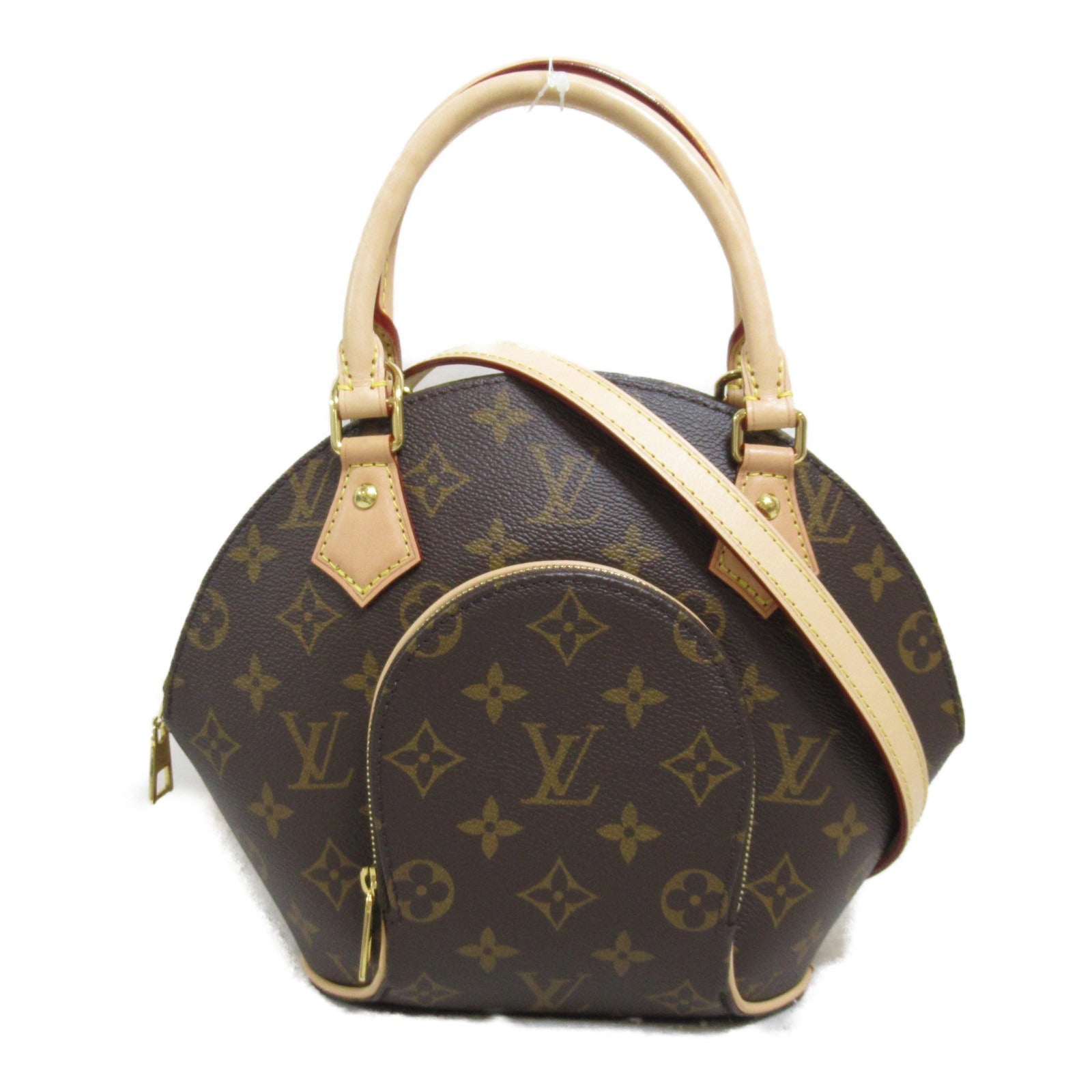 LOUIS VUITTON Monogram Ellipse PM金扣手挽肩背兩用袋啡色