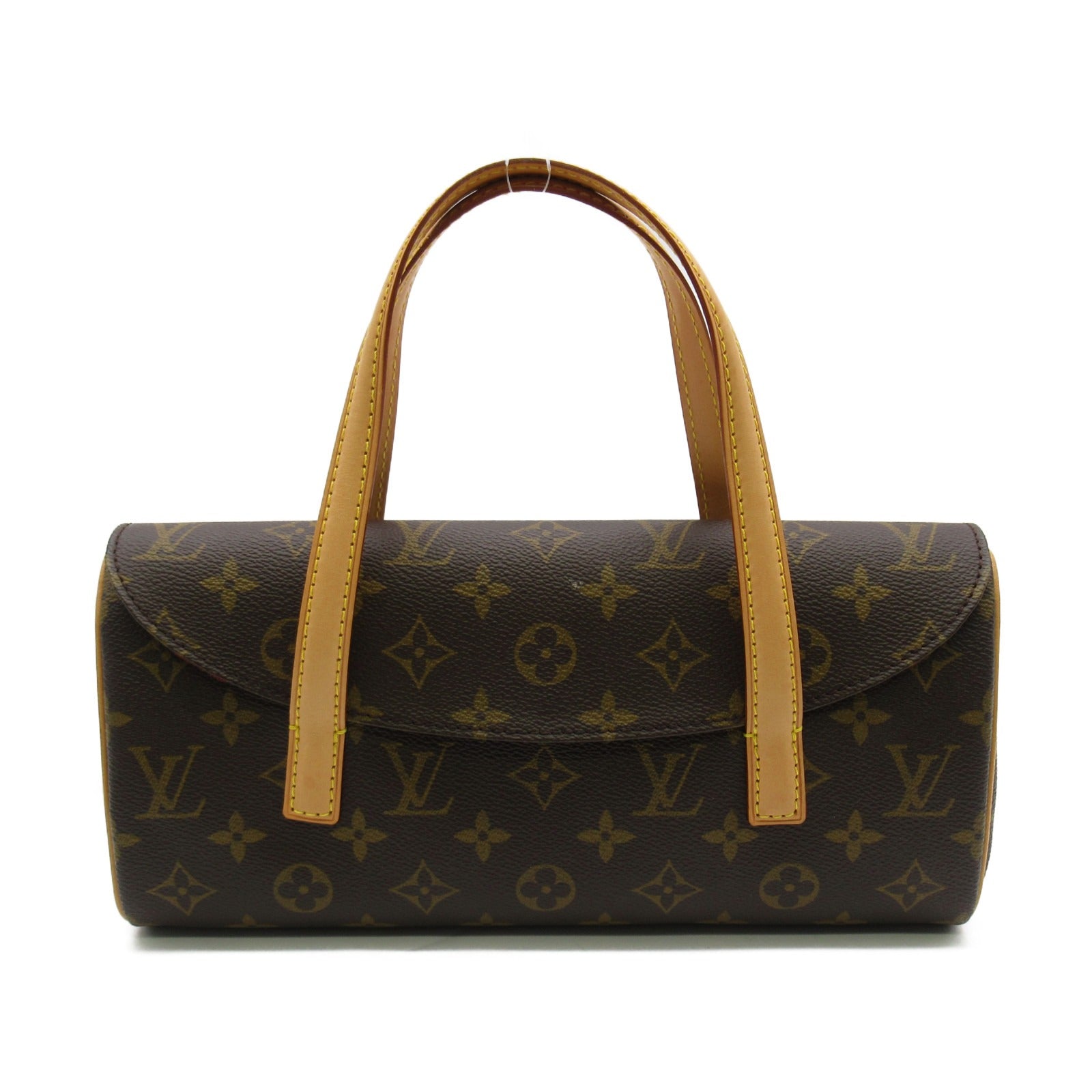 LOUIS VUITTON Monogram Sonatine金扣手挽袋啡色