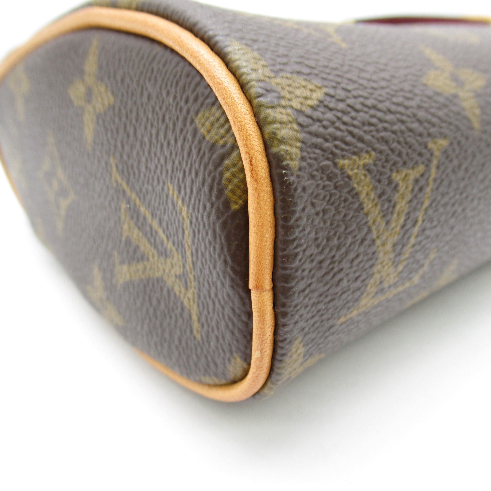LOUIS VUITTON Monogram Sonatine金扣手挽袋啡色