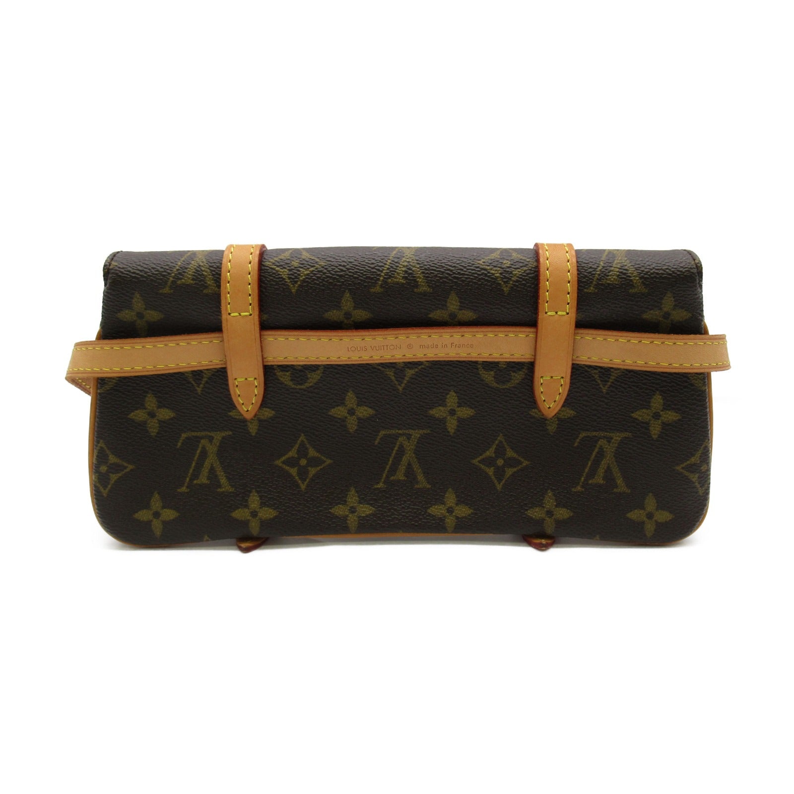 LOUIS VUITTON 【激減優惠】Monogram Pochette Marelle金扣腰包啡色