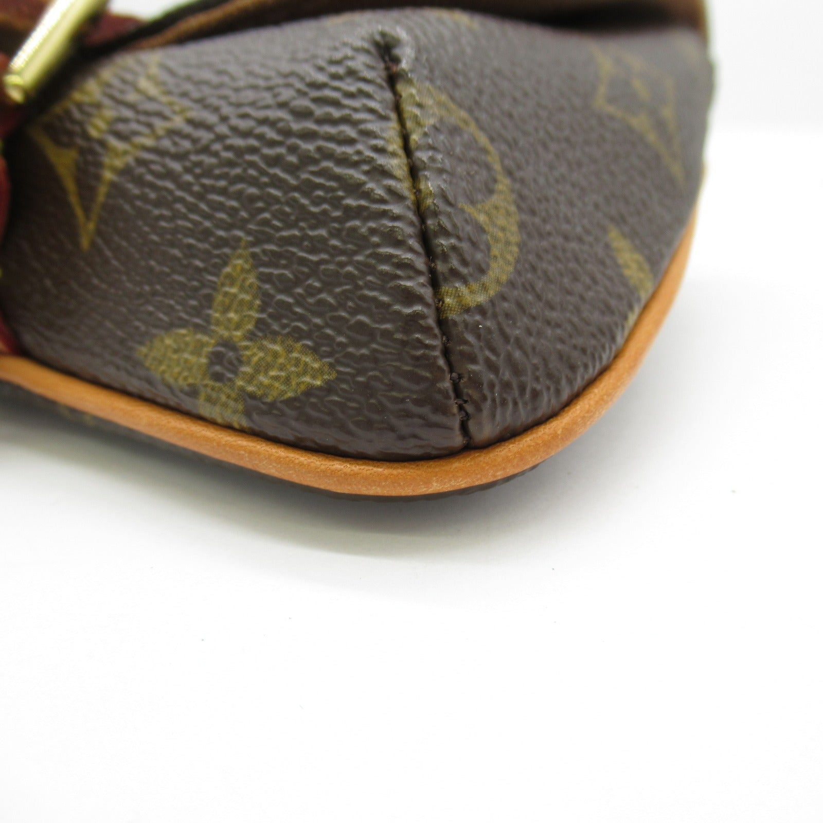LOUIS VUITTON 【激減優惠】Monogram Pochette Marelle金扣腰包啡色