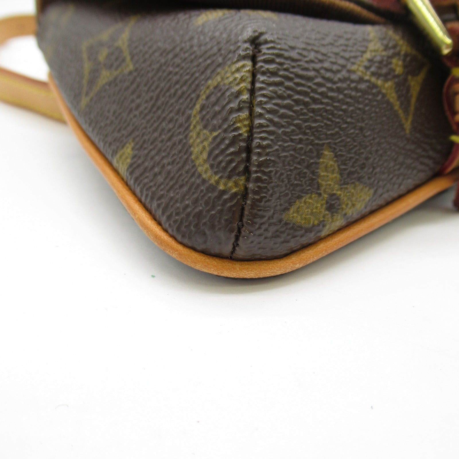 LOUIS VUITTON 【激減優惠】Monogram Pochette Marelle金扣腰包啡色