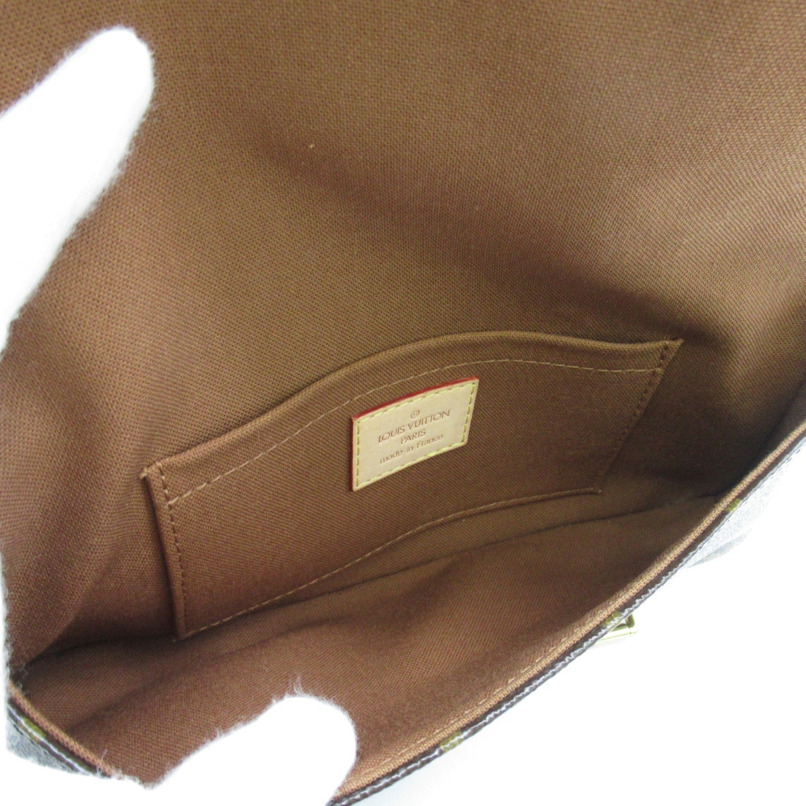 LOUIS VUITTON 【激減優惠】Monogram Pochette Marelle金扣腰包啡色