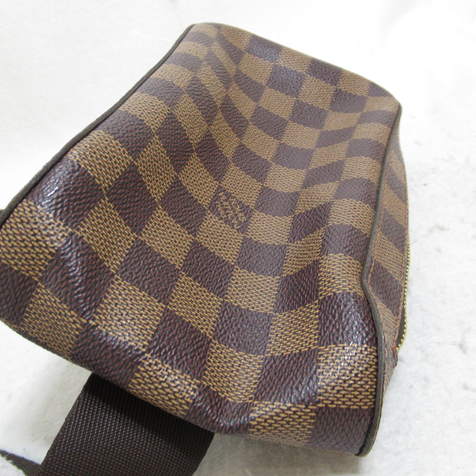 LOUIS VUITTON Damier Geronimos金扣腰包啡色