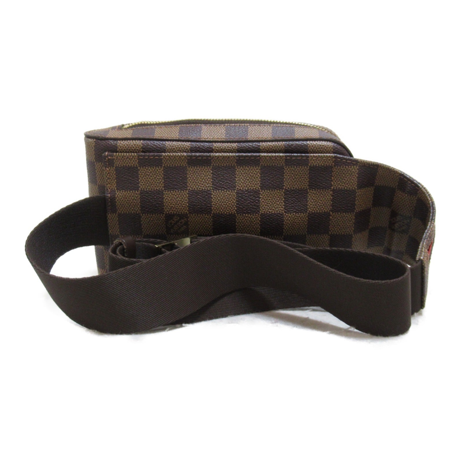 LOUIS VUITTON Damier Geronimos金扣腰包啡色