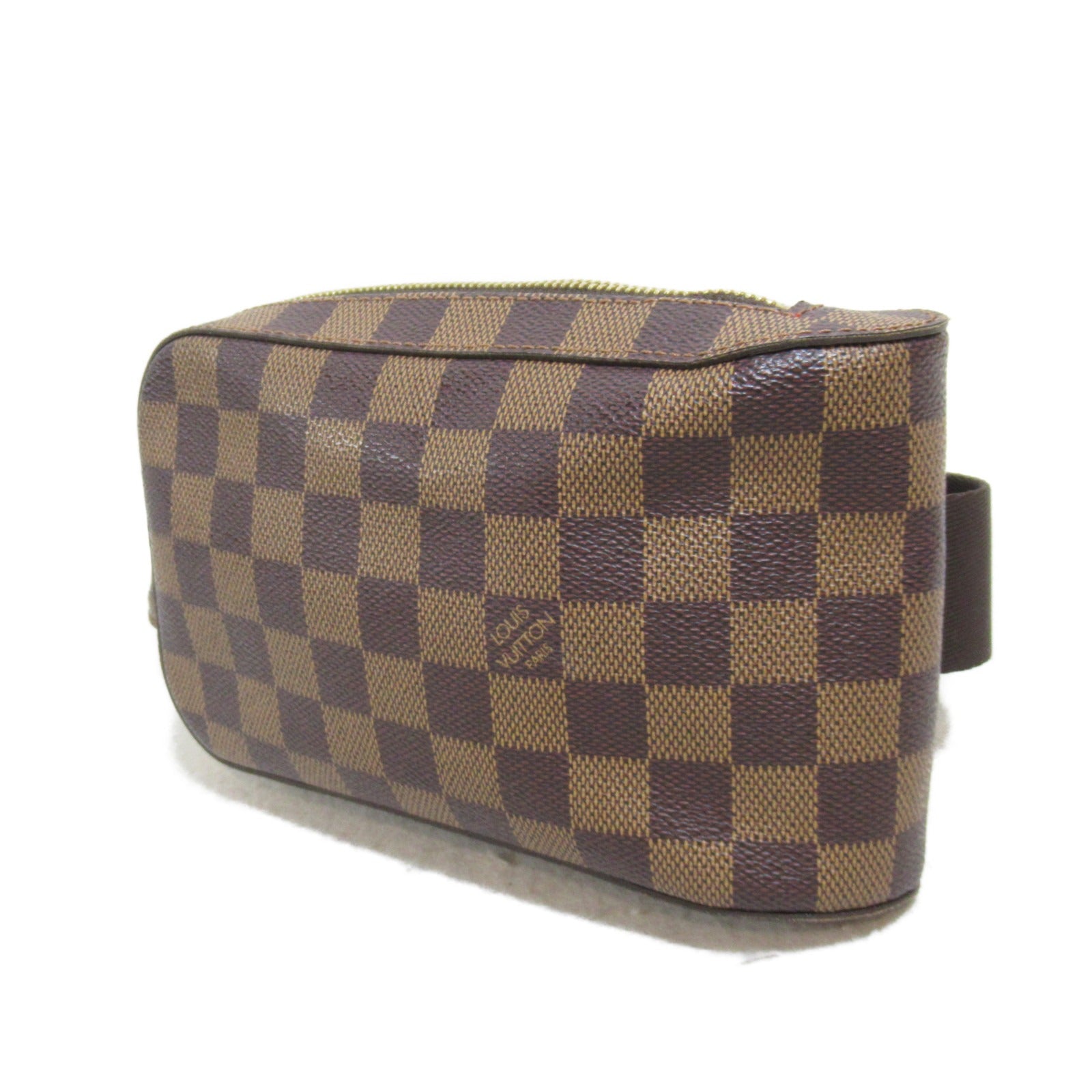 LOUIS VUITTON Damier Geronimos金扣腰包啡色
