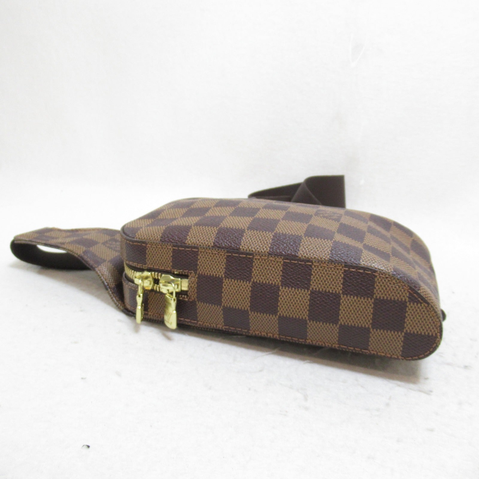 LOUIS VUITTON Damier Geronimos金扣腰包啡色