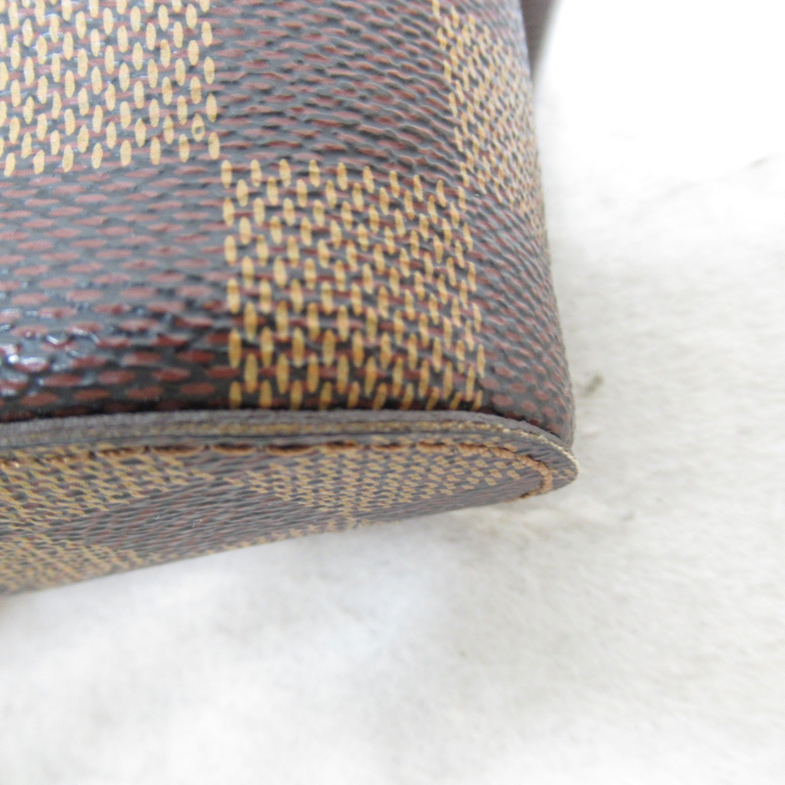 LOUIS VUITTON Damier Geronimos金扣腰包啡色